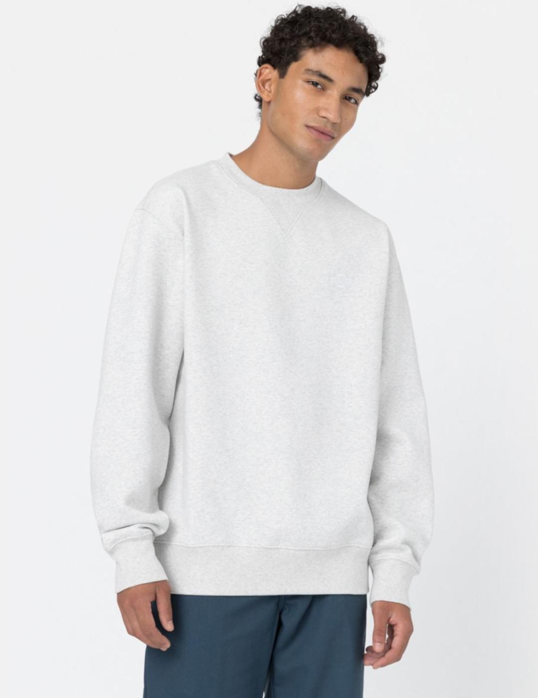 Dickies Sudadera Gris Summerdale para Hombre - Diseño Básico y Elegante
