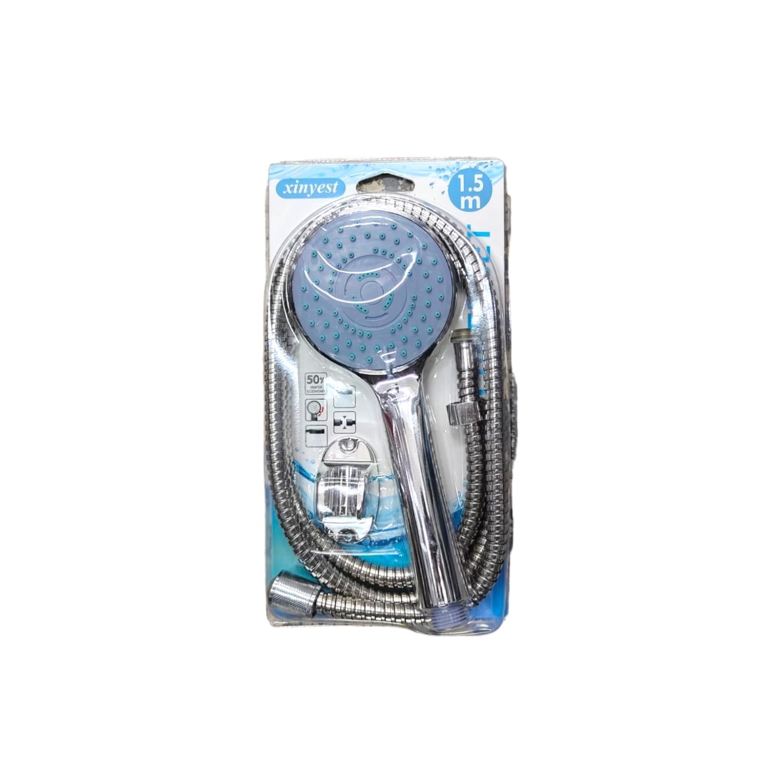 Juego alcachofa de ducha con manguera y soporte universal metal 1.2M 1.5M 1.8M Apto para todo tipos de conectores calidad de confianza varios modelos a elegir