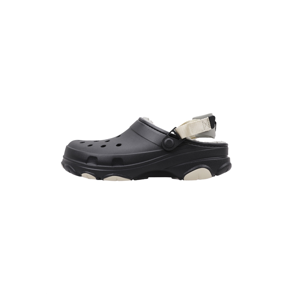 Crocs ALL TERRAIN LINED CLOG Zuecos De Plataforma Hombre Negro
