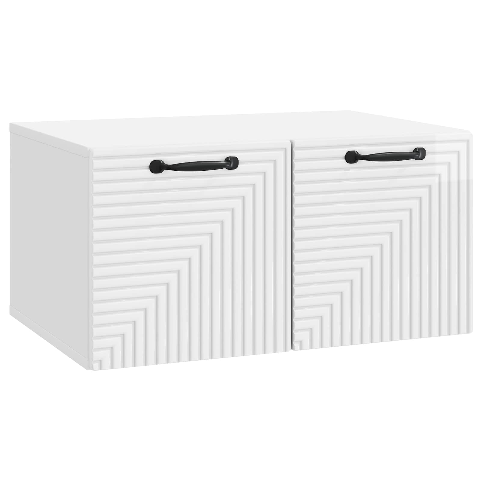 vidaXL Mueble para TV de pared 59,5 x 41 x 30 cm Madera de Ingeniería Multicolor