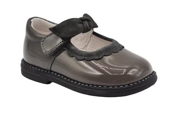 Andanines - Merceditas niñas modelo 14254 para uso diario, cómodas y versátiles en colores gris, azul marino y marrón