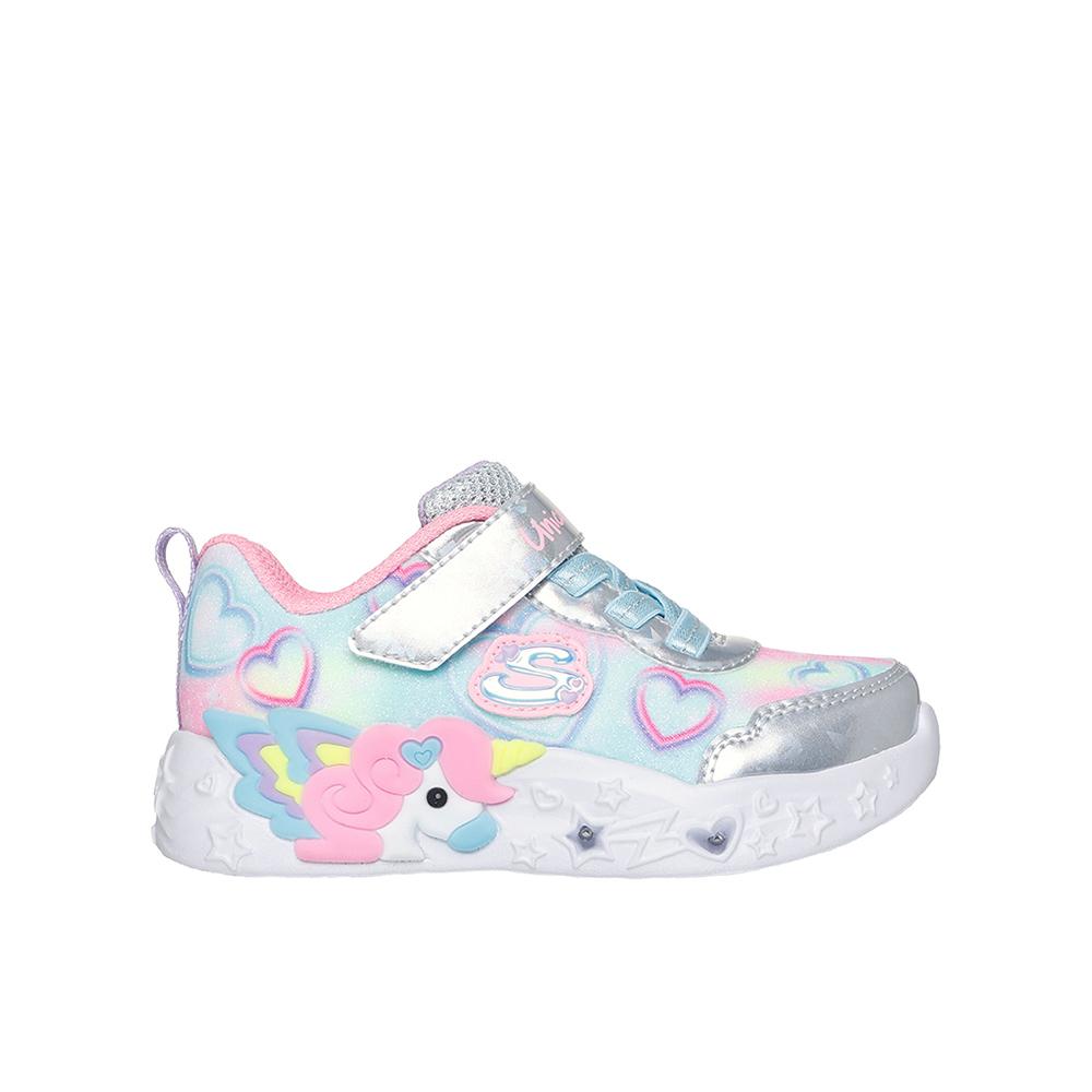 Skechers S-Lights: Unicorn Charmer - Lil Heart Sparkles en