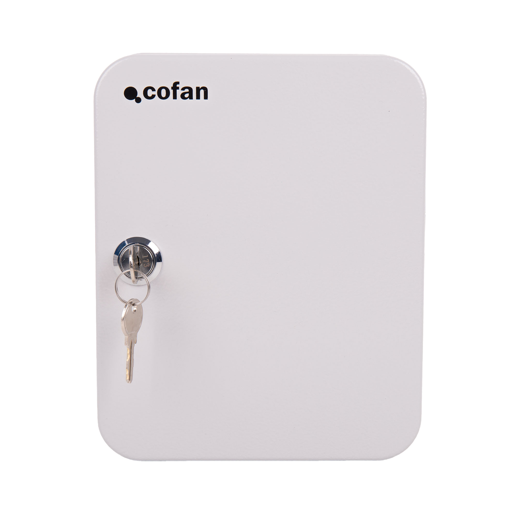 Cofan Armario para llaves con cerradura, Caja fuerte de seguridad de acero, Incluye 2 llaves y kit de fijación, Instalación a la pared, Adecuado para 20, 40 , 60 o 80 llaves