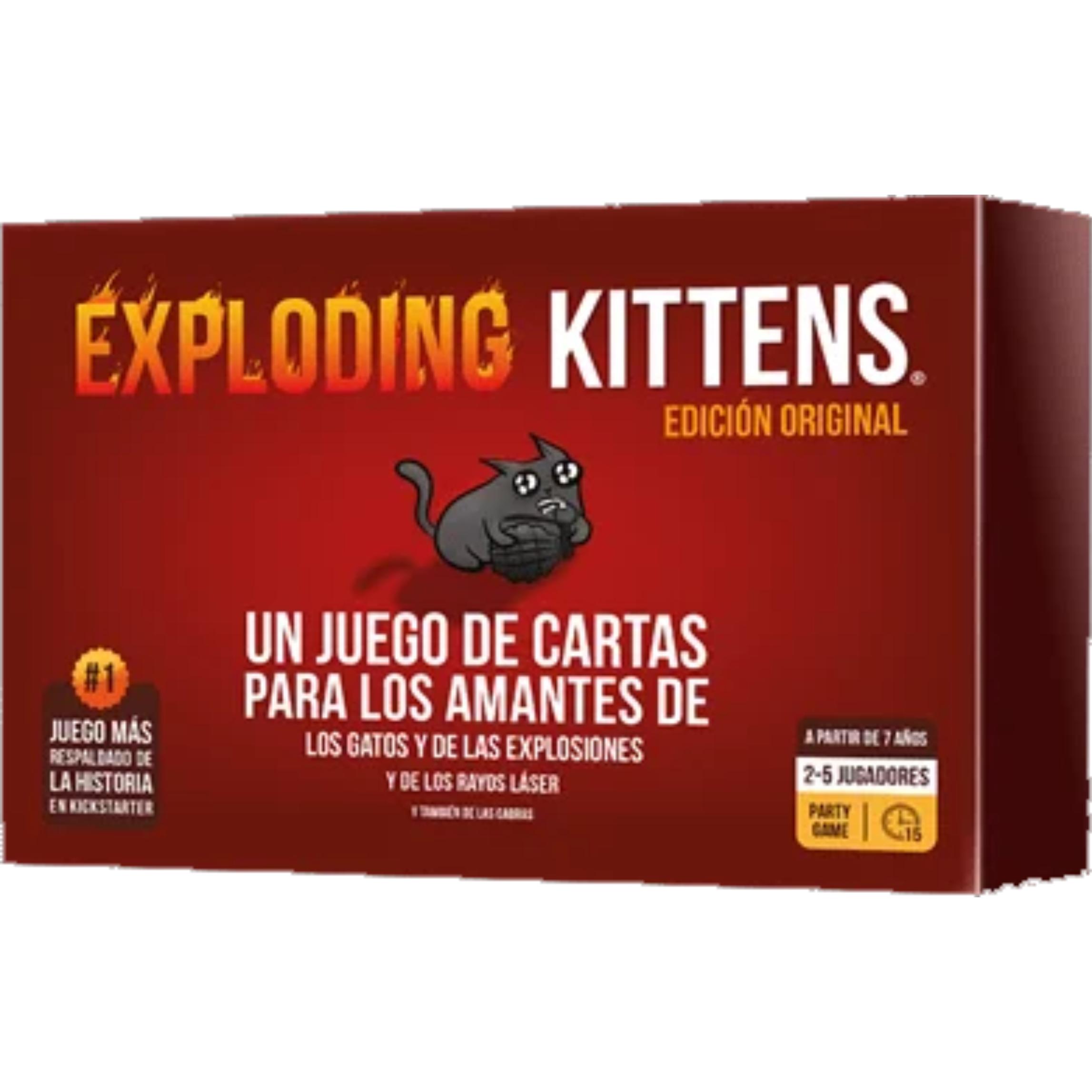 Exploding Kittens Juego de Cartas Familiar y Party | Humor y Estrategia | Asmodee