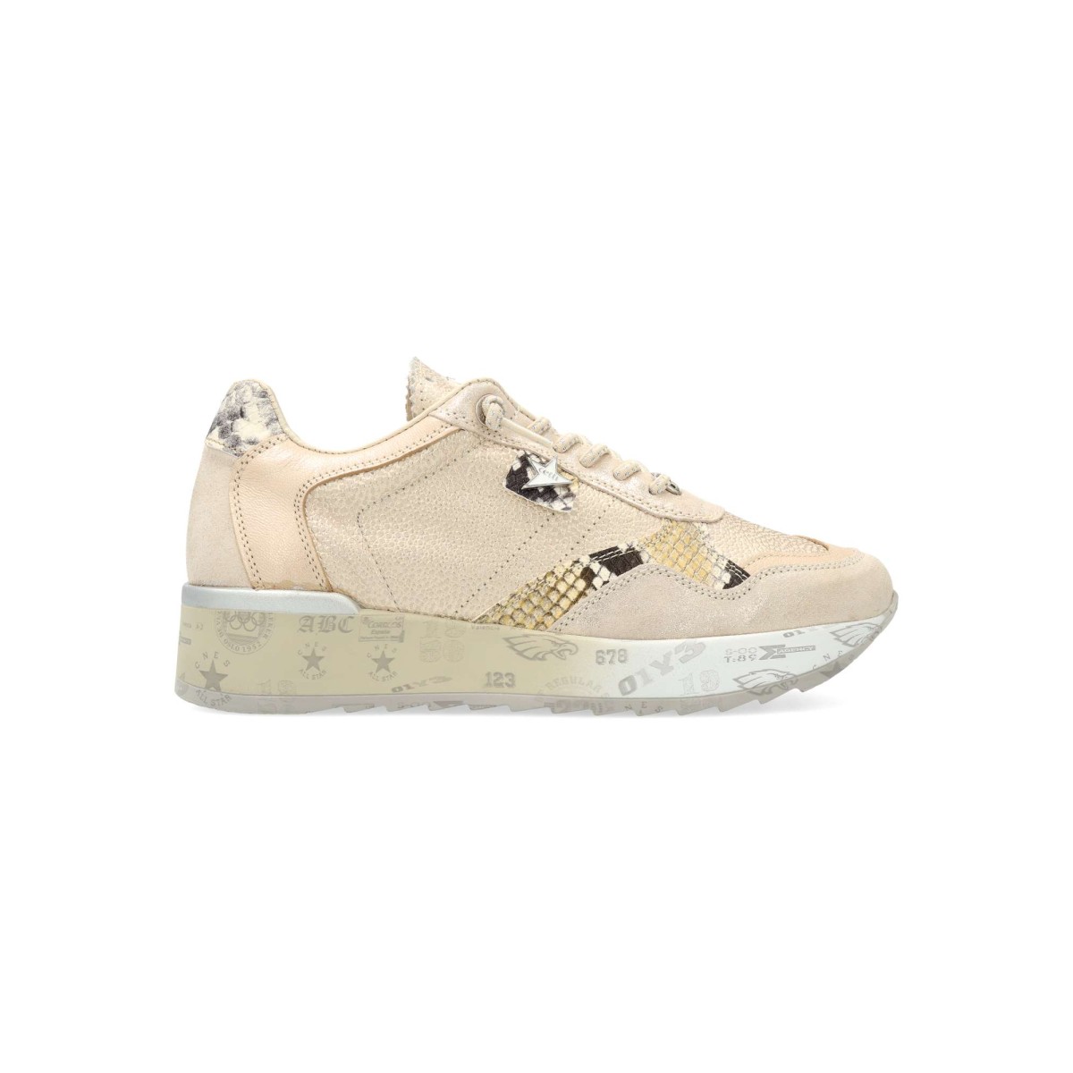 Cetti - Zapatillas deportivas urbanas CETTI Deportiva urbana casual confort para mujer, cómodas en piel natural con cierre elástico y suela de goma gruesa