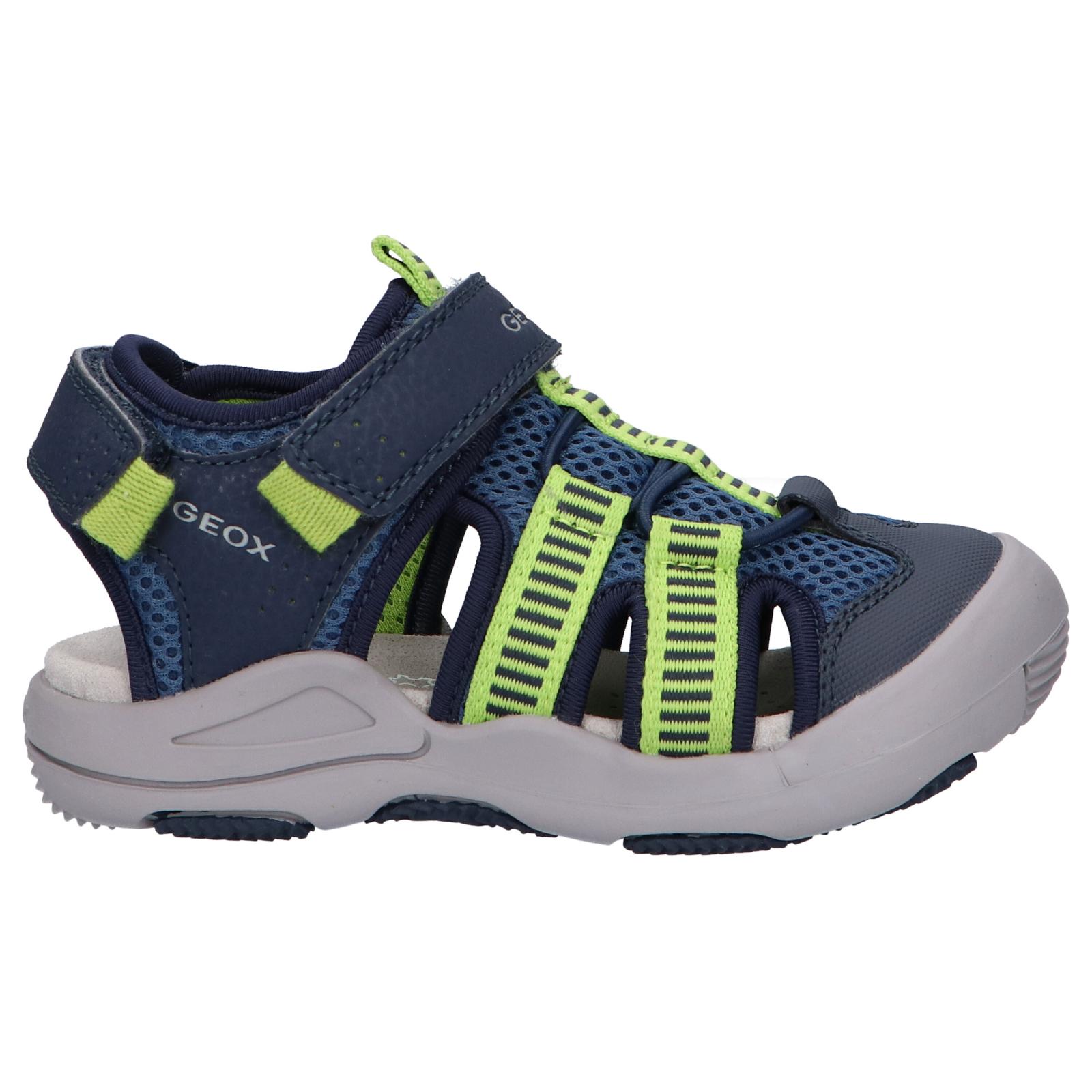 Geox j15e1a 014ce j kyle boy's sandals c0749 navy-lime