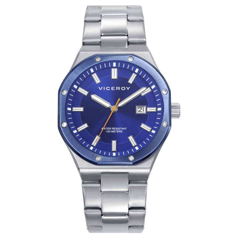 Reloj Viceroy Hombre Magnum 401459-37 Acero IP Azul 100M