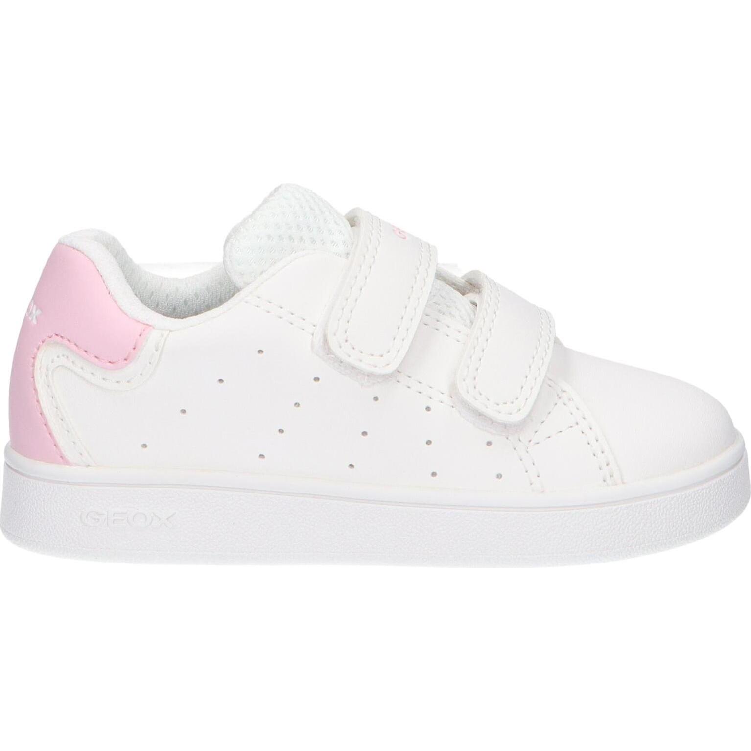 Geox b365ma 000bc b eclyper c0814 white-lt pink girls' sneakers
