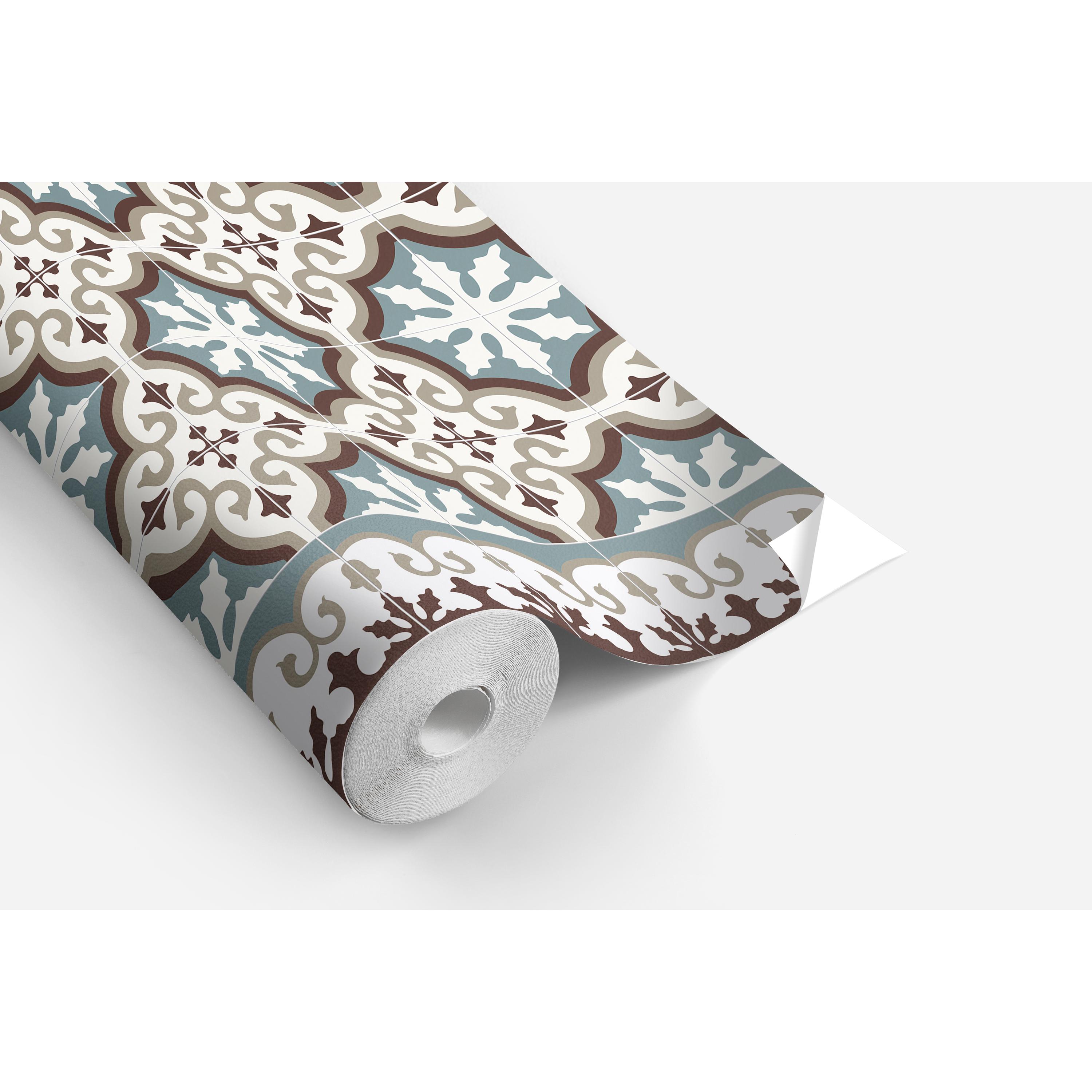 VINILIKO, Rollo sticker Flocons Agua Marina