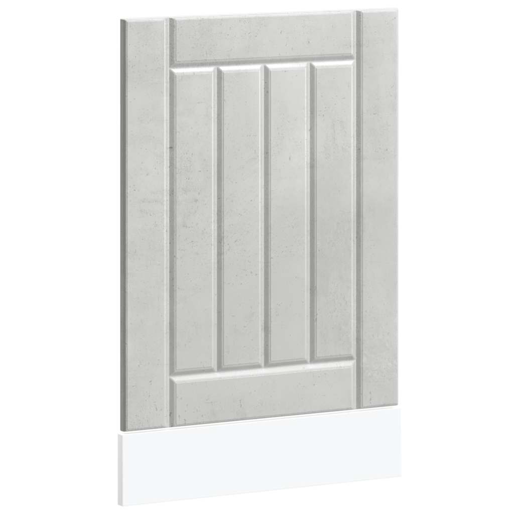 vidaXL Panel para lavavajillas Lucca madera de ingeniería 45 x 1.5 x 67 cm Multicolor