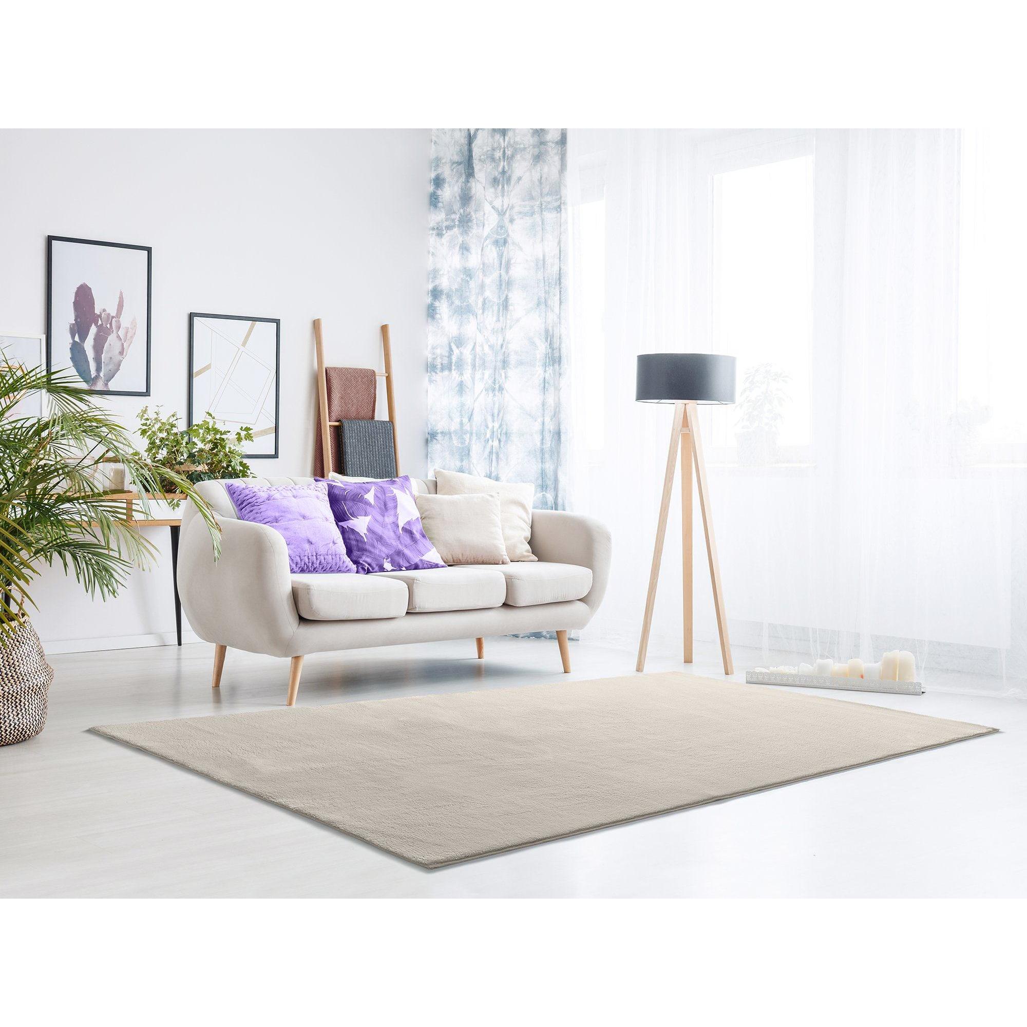 ATTICGO Alfombra de Interior Lavable en Varios Colores - Loft Liso | 60X120, 80X150, 120X170, 140X200, 160X230, 200X290 cm