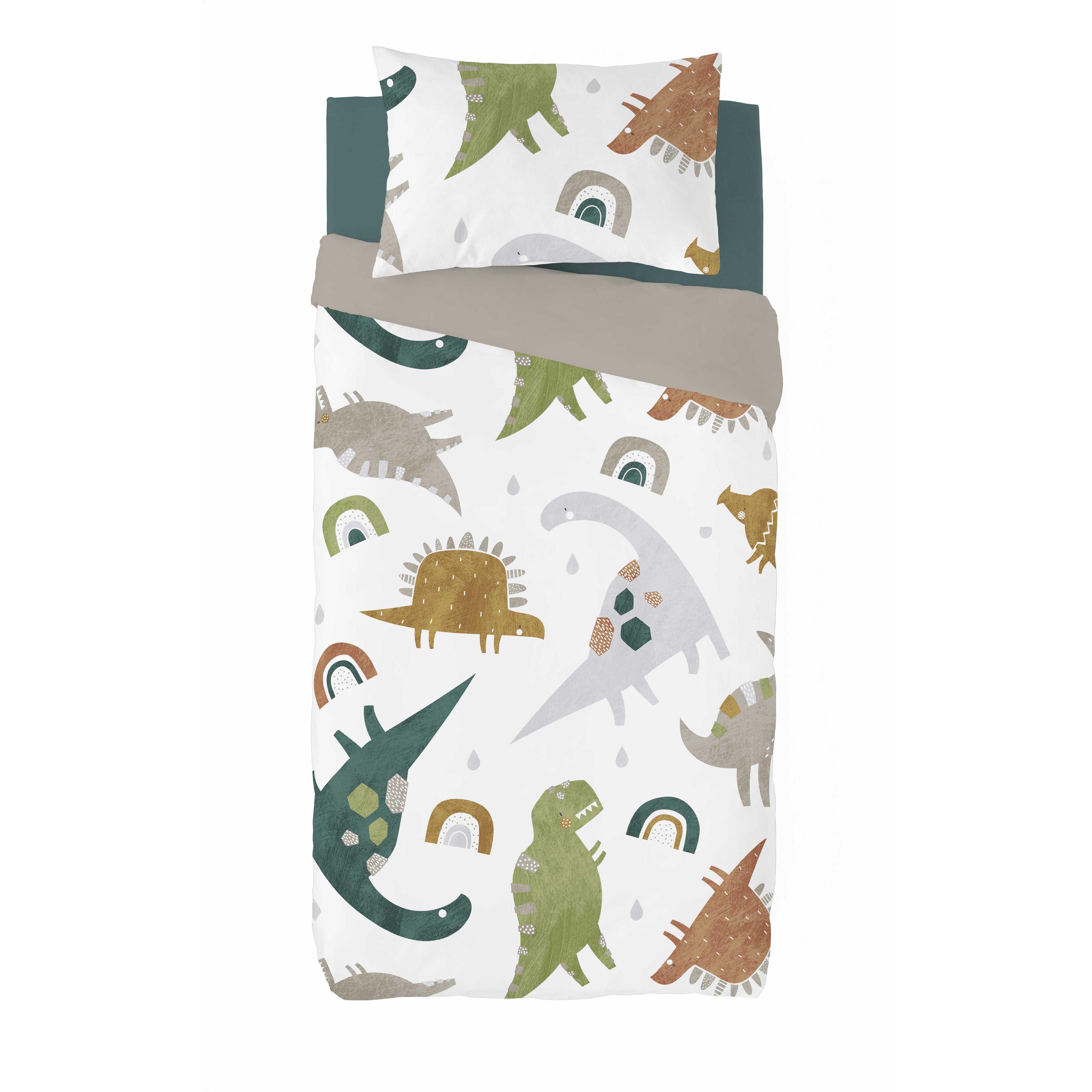 FUNDA NORDICA INFANTIL 100% ALGODÓN SAURIO NATURALS FABRICADO EN ESPAÑA