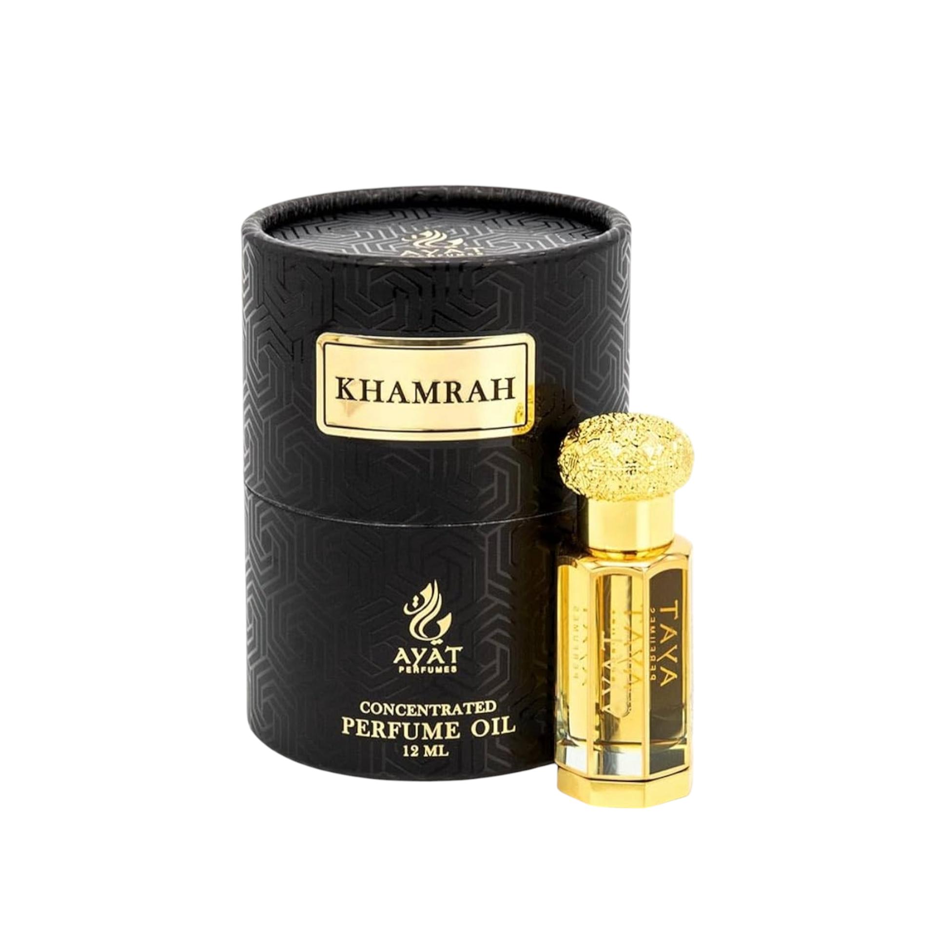 Ayat Perfume Concentrado de Aceite Khamrah 12ml - Potente y Aromático Aceite de Khamrah para Usos Variados y Diversos