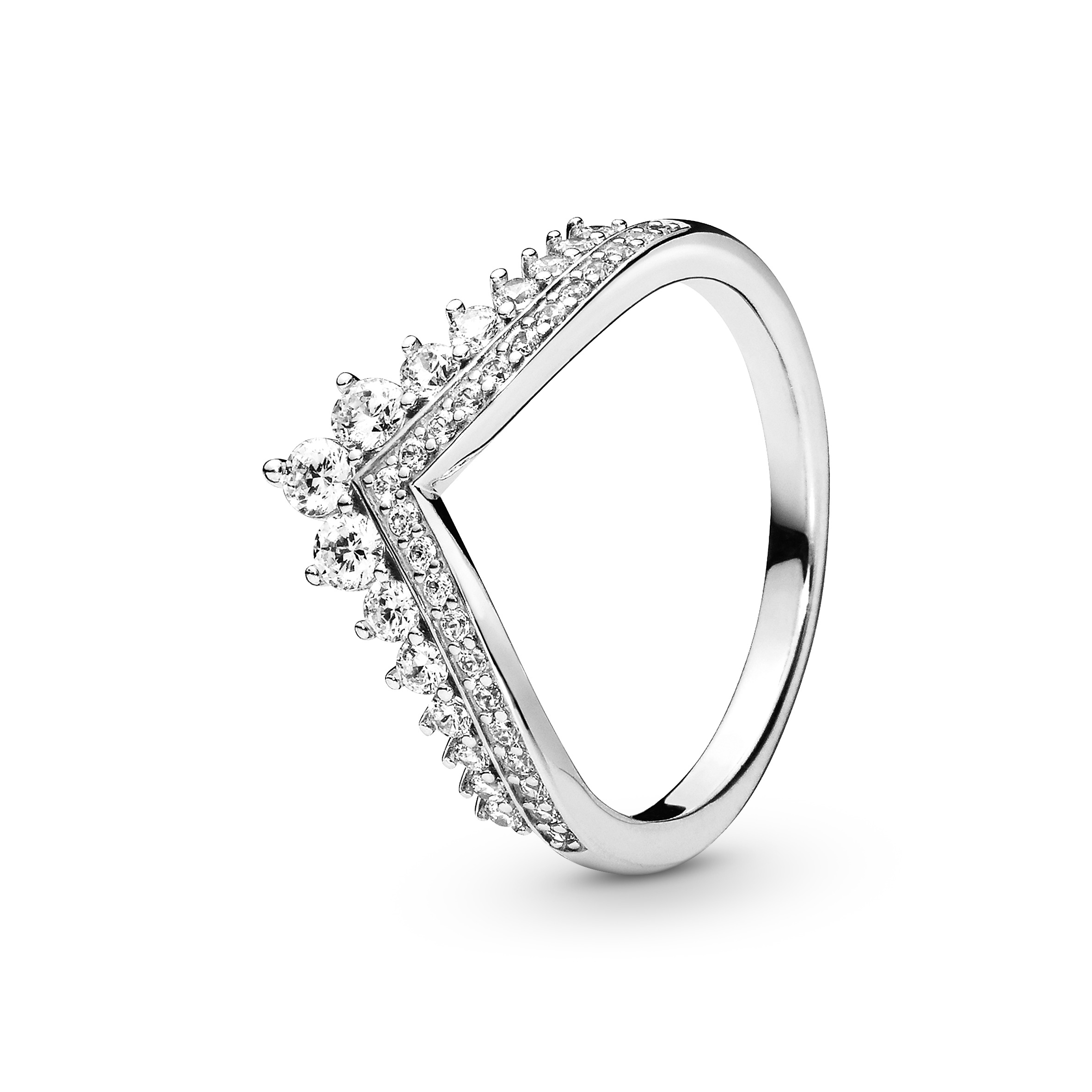 Pandora Joyería Anillo en plata de ley Deseo de la Princesa 197736CZ , para Mujer