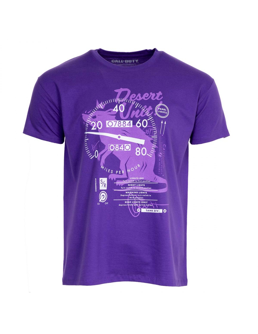 Camiseta Call of Duty: Vanguard ""Rats and Dials"" Morado M