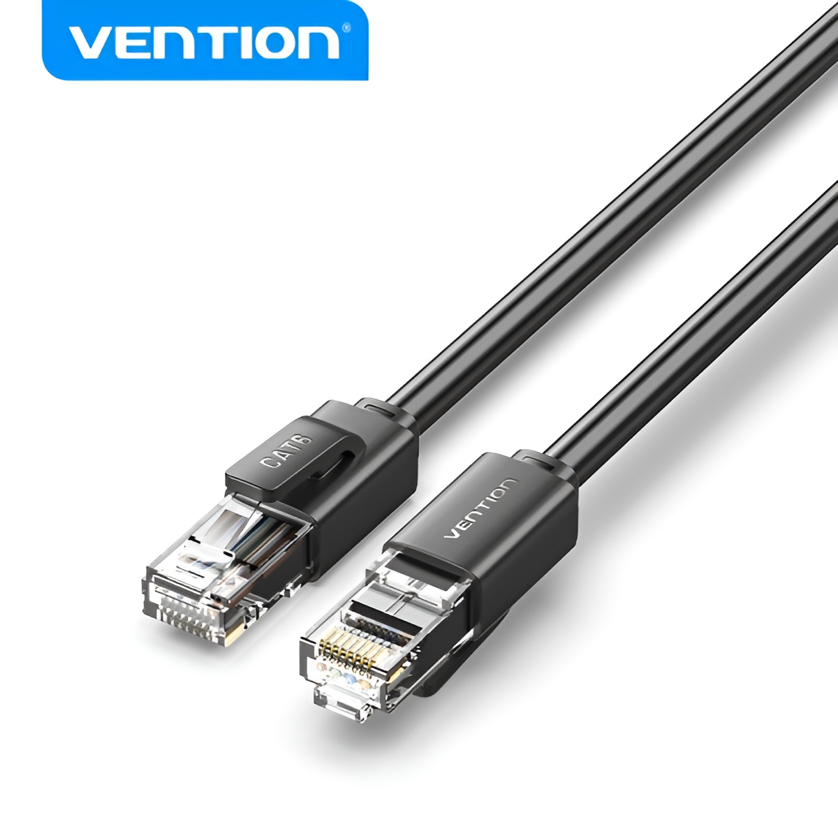 Vention cable de red cat.6 utp patch - 3m - color negro