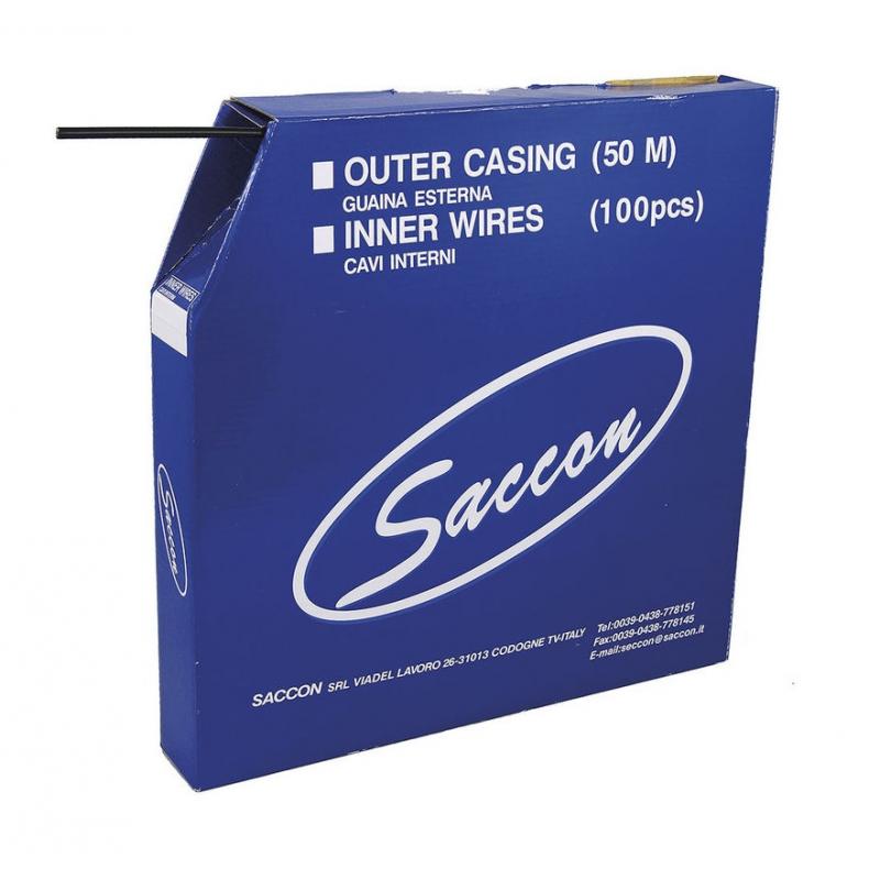 SACCON | 50 Metros Funda De Cambio - Medida: 4 mm Longitud: 50 metros Color: Negro