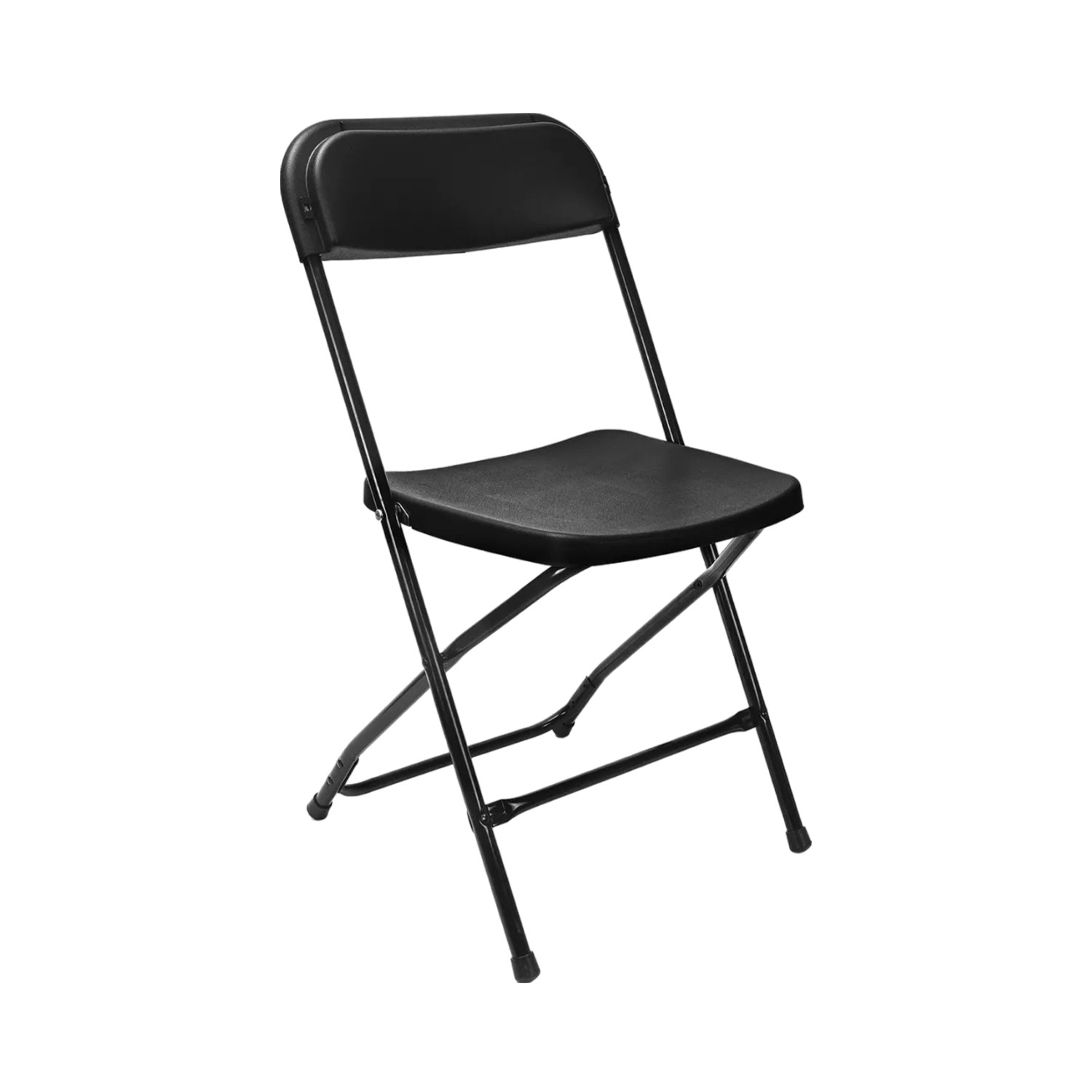 Silla Plegable de Resina Garden Negro 45x44.5x79cm 7house