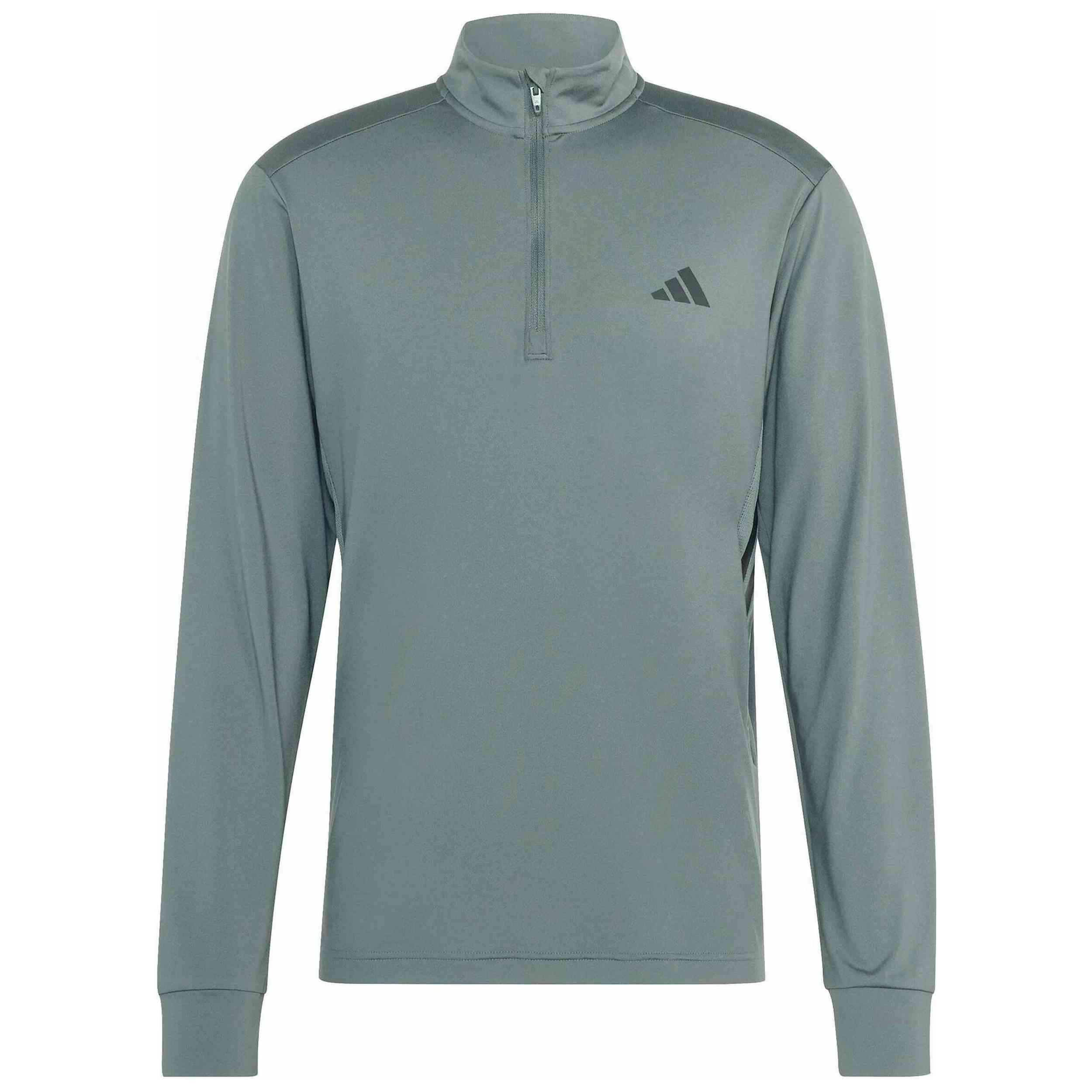 Sudadera Adidas modelo Tech Essentials Workout 1/4 Zip para Hombre en color Verde