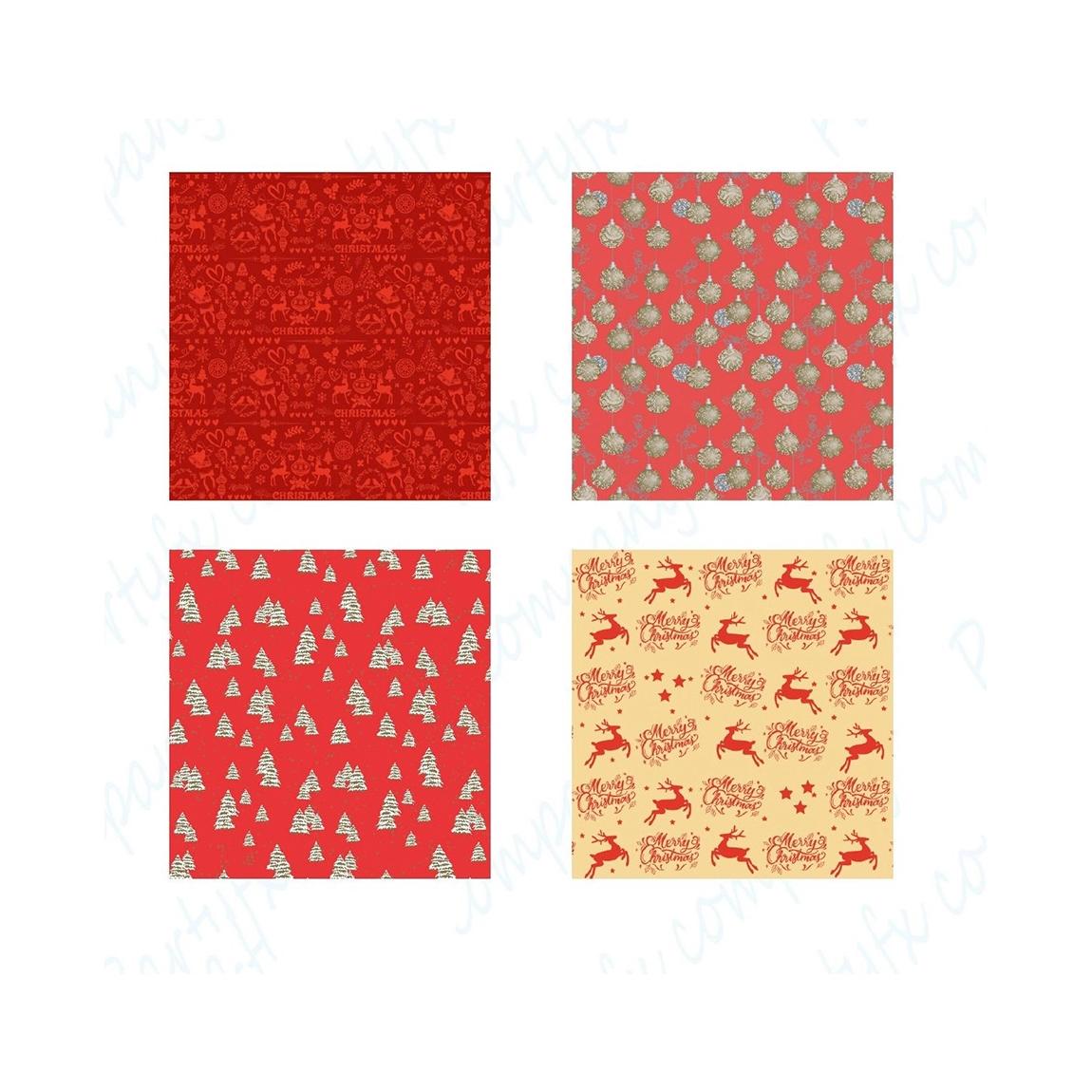PlusHome Papel de regalo 3m x 1m y 5m x 0.7m,hecho en papel de kraft reciclable,Papel de regalo estilo navideña,Cubre regalo navideña,Papel de regalo.Coincidencia aleatoria de patrones.