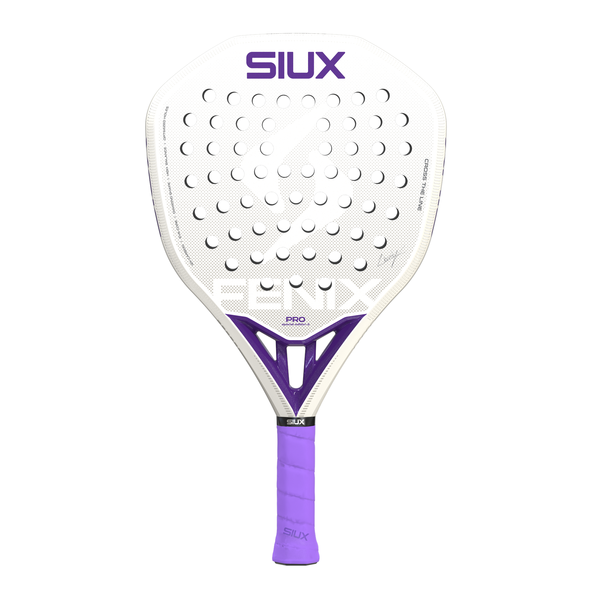 SIUX - FENIX PRO SE 2.0 2026 - Pala de Pádel Profesional - Pala para Hombre y Mujer - Control y Potencia - Competición - Jugadores Avanzados y Expertos - Pala de Pádel