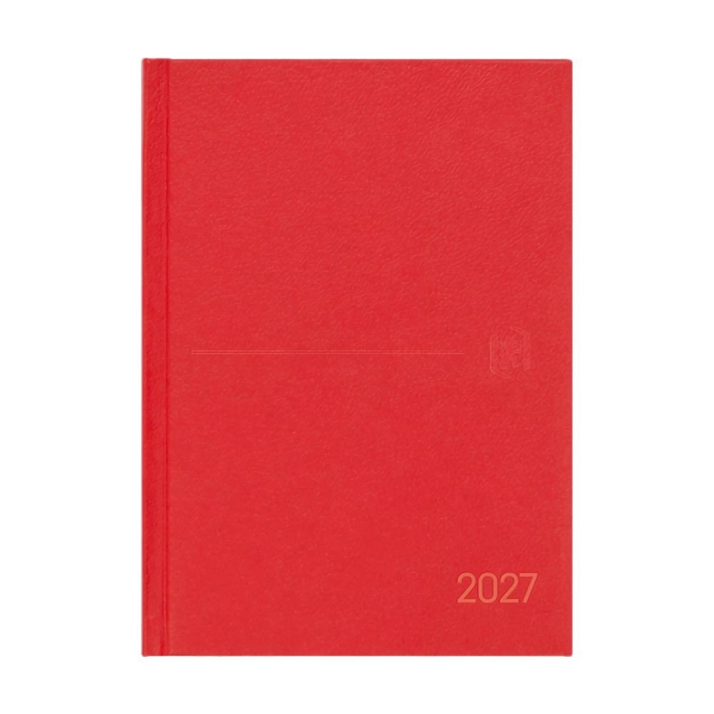 OXFORD AGENDA ANUAL 2027 MODERN 15X21 DIA PAGINA ROJO MODERN