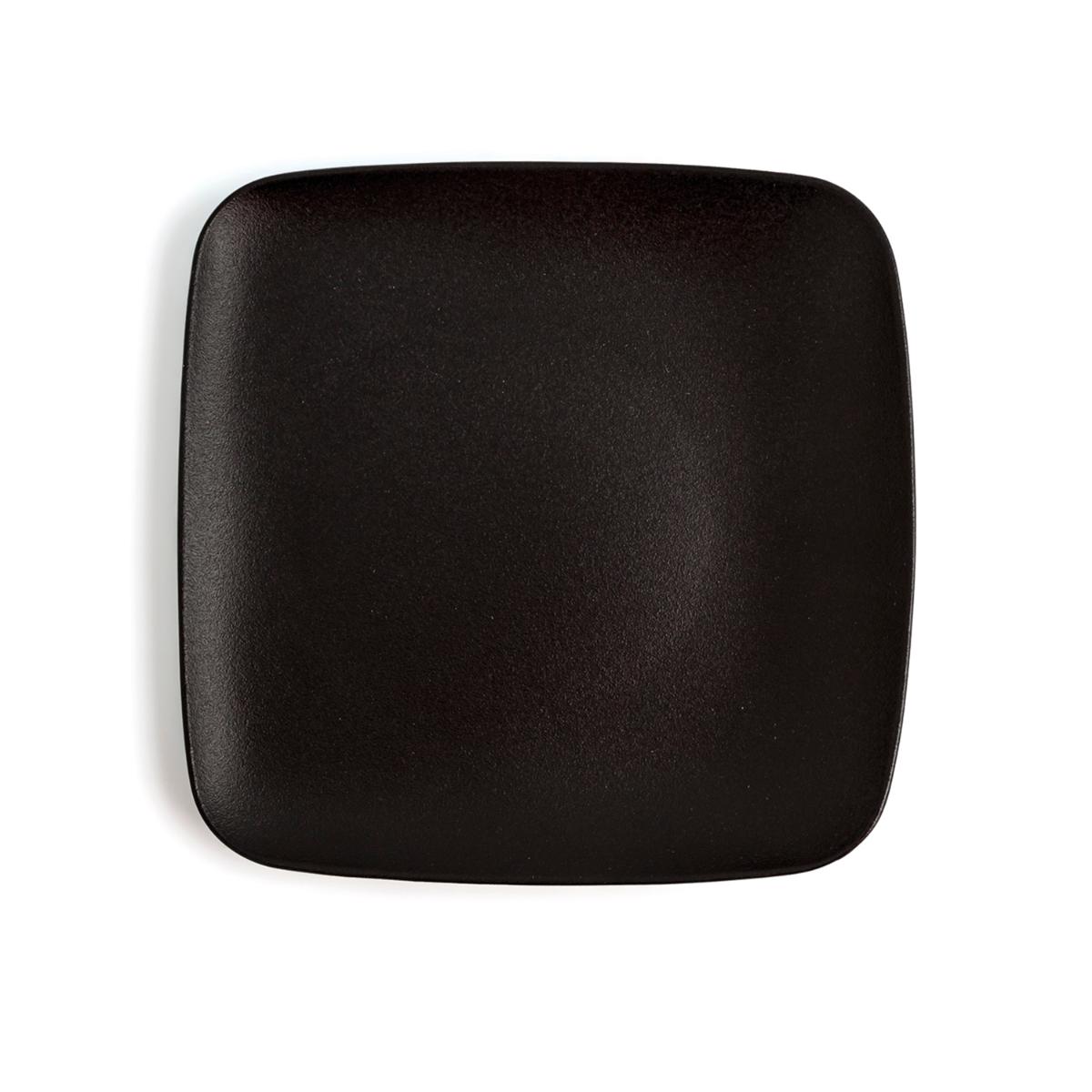 ARIANE ANTRACITA Plato Postre Porcelana 20CM Negro Brillo Reforzado profesional de alta calidad con alto contenido de alumina 100% higiénico
