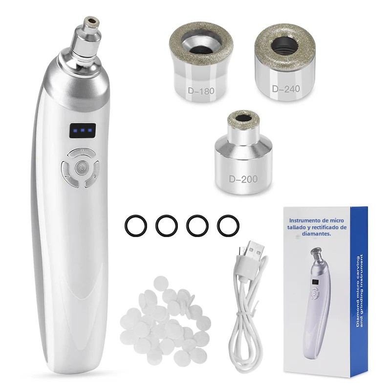 Máquina De Diamante Microdermabrasión Mejorada Para Eliminación De Quistes Profesional Limpieza Facial Profunda Dispositivo De Cuidado De La Piel Para Uso Doméstico