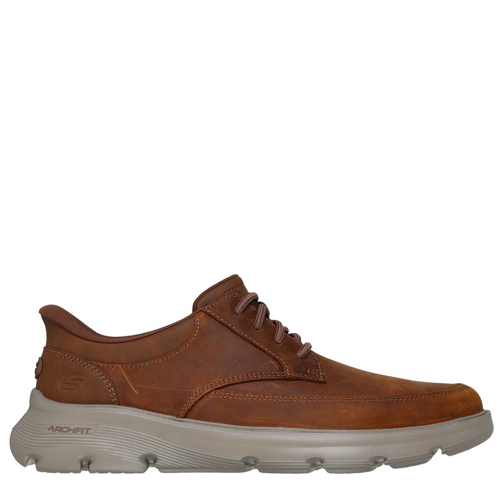 Cómoda  SLIP-INS ARCH FIT GARZA MARRON: calzado cómodo en piel con plantilla Arch Fit, suela goma y cordones elásticos. Ligero y sin rozaduras. ¡Cómpralas! Altura Tacón bajo (1-3 cm) Referencia