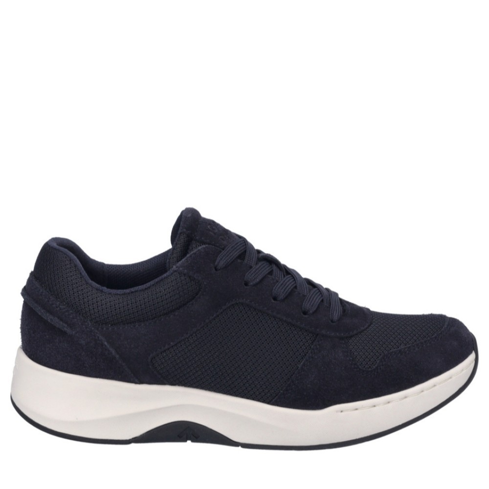Cómoda  Deportiva mujer Josef Seibel ELLI-07 malla azul. Línea iGoDynamick con doble plantilla extraíble para adaptar mejor el ancho y soporte para la estabilidad Altura 3,5 CM Referencia 96207TE918530