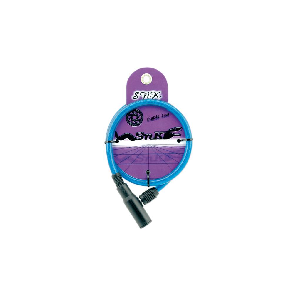 Candado Btt Mtb Cable De Acero 6Mm Y 65Cm En Espiral Bici Bicicleta CA16