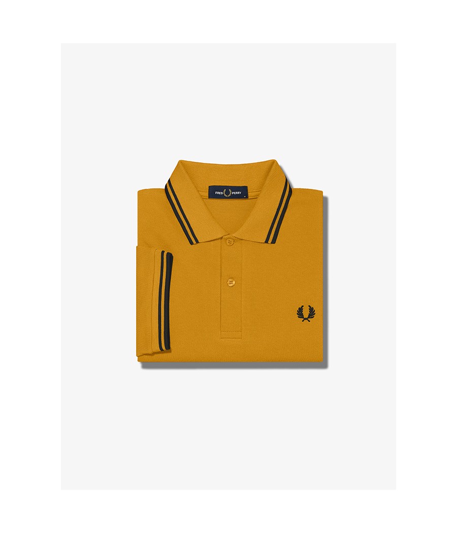Home P2024 Polo/CAMISETA HOMBRE FRED PERRY-POLO CON PERFILES 1 COLOR HOMBRE POLO & CAMISETA