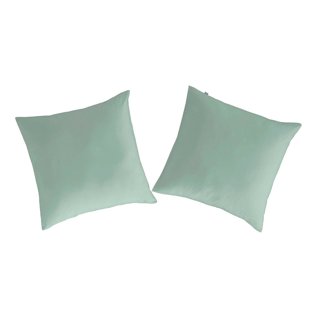 NAF NAF - 2 Fundas de almohada 100% algodón liso CASUAL. Disponible en más colores y tamaños