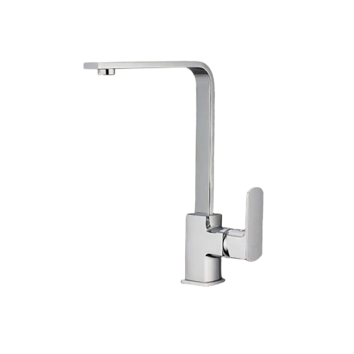 GME Quadra Grifo monomando de cocina fabricado en latón con un acabado cromado de 207 mm 3143