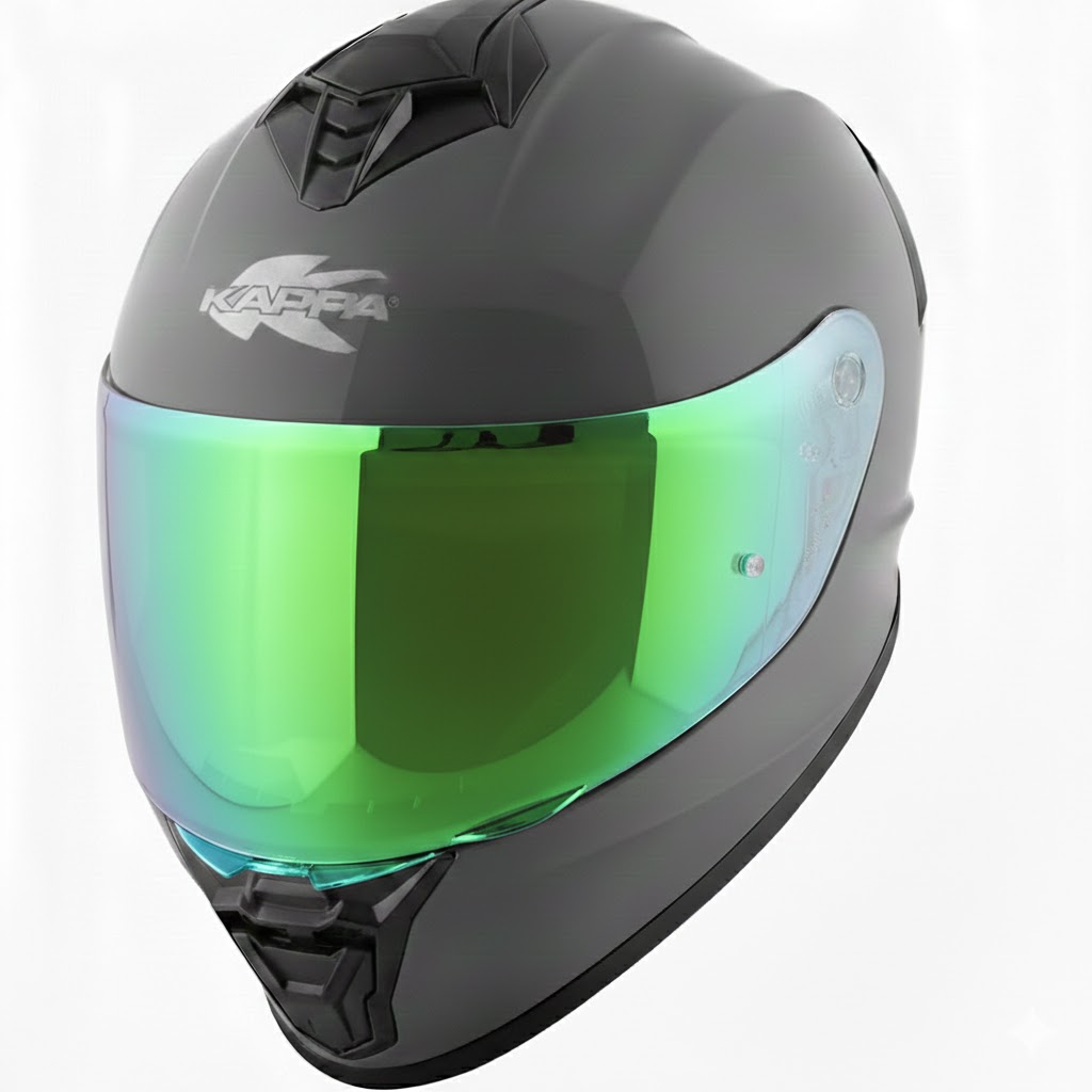Casco de moto Integral Kappa KV51 Nardo Grey + Pantalla decorada