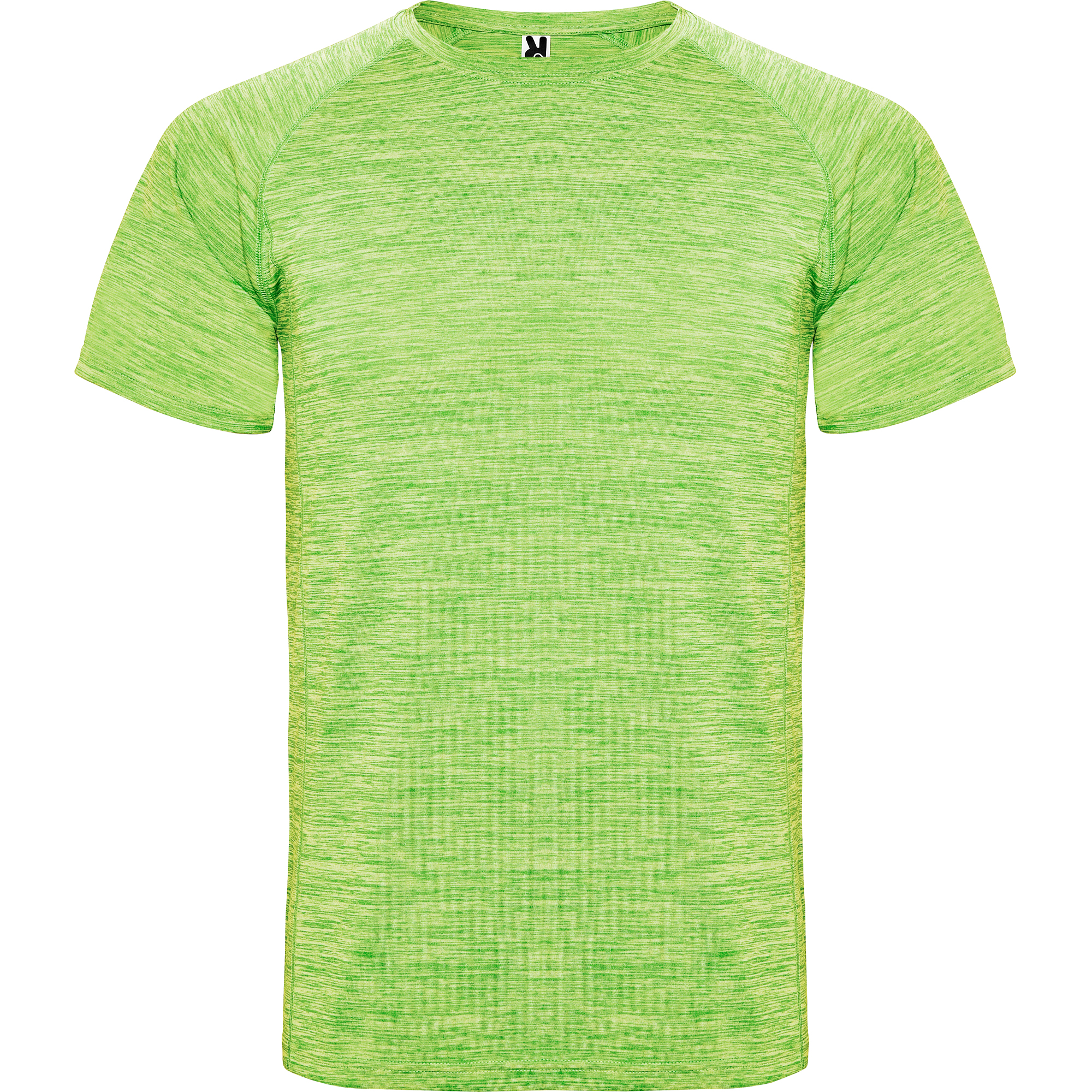 ROLY - AUSTIN camiseta  sport de niño mango corta tejido space dye estilo ranglan transpirable de fácil secado