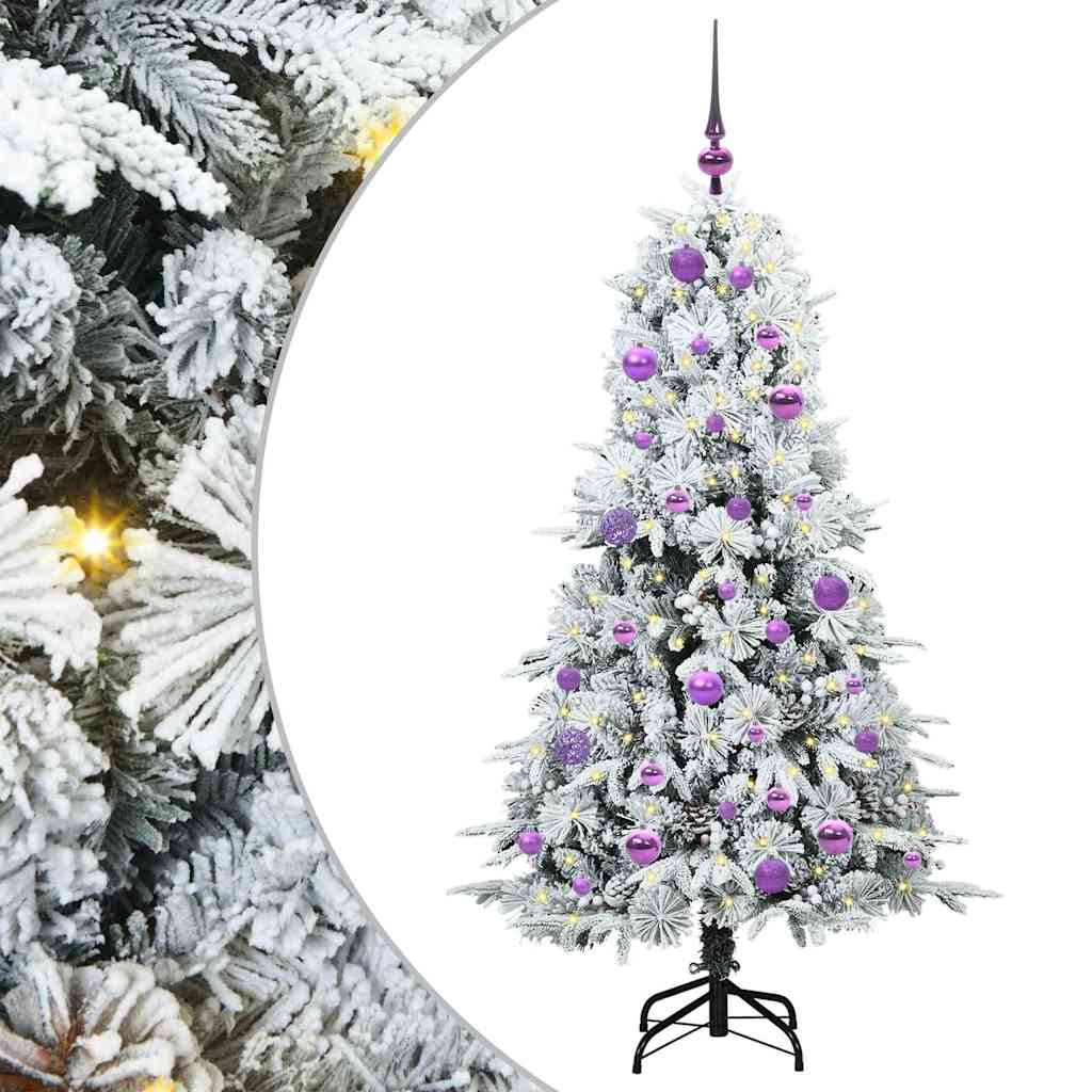 vidaXL Árbol de Navidad artificial con ramas articuladas 150 cm