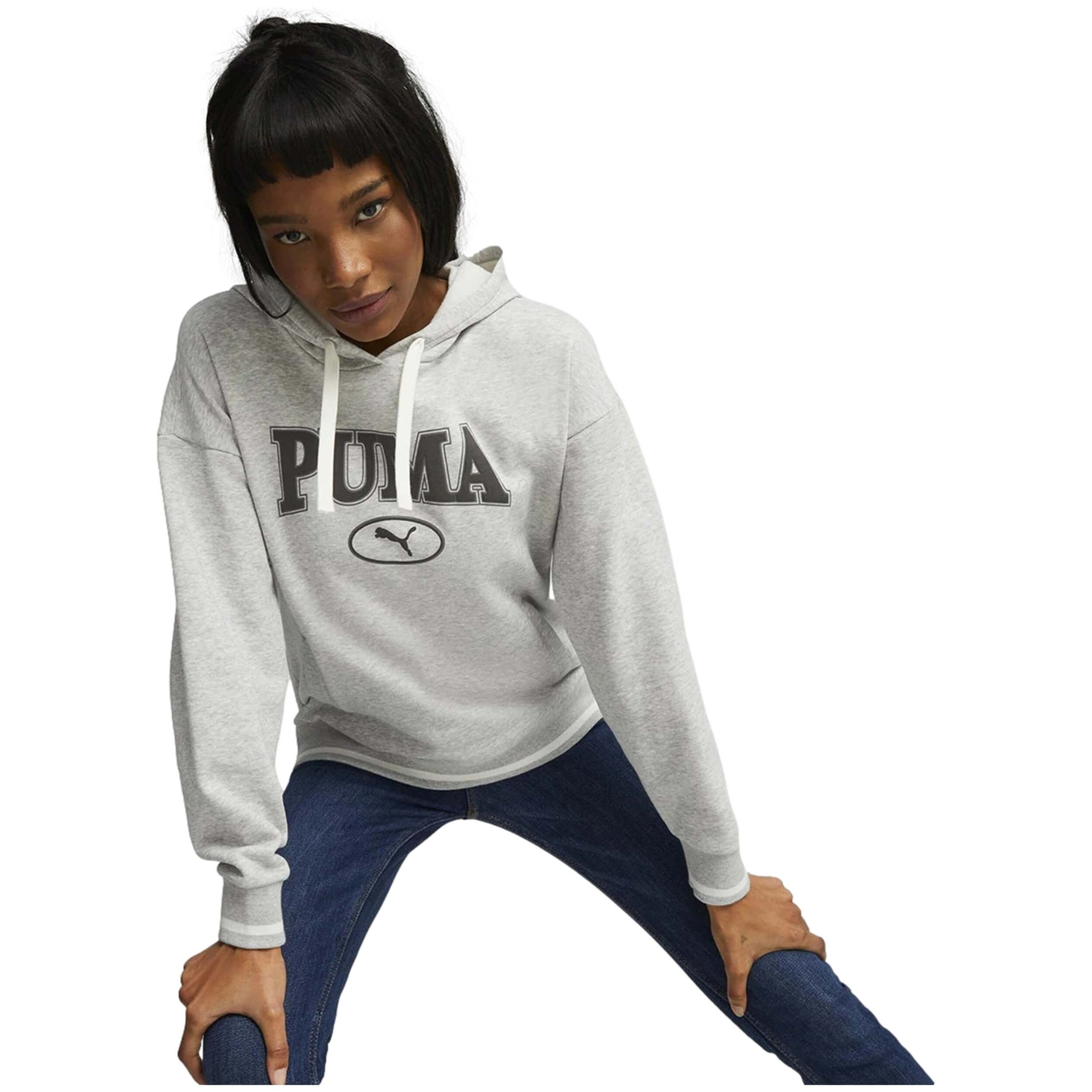 Sudaderas marca Puma modelo 621489-04 para mujer en color gris
