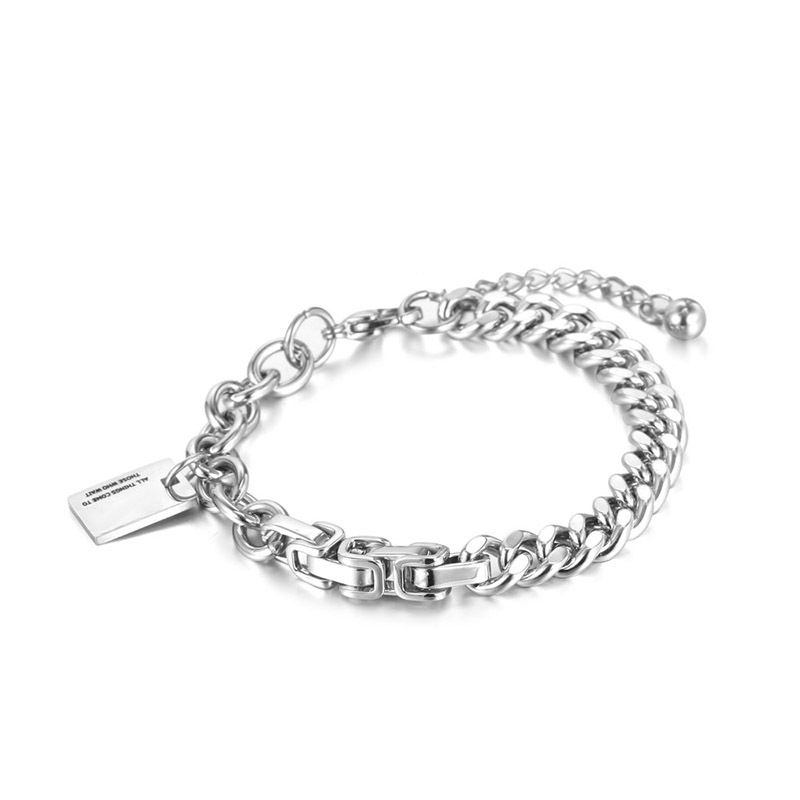 Pulseras de moda para parejas, pulseras de Maple de Titanium, accesorios para hombre y Mujer.