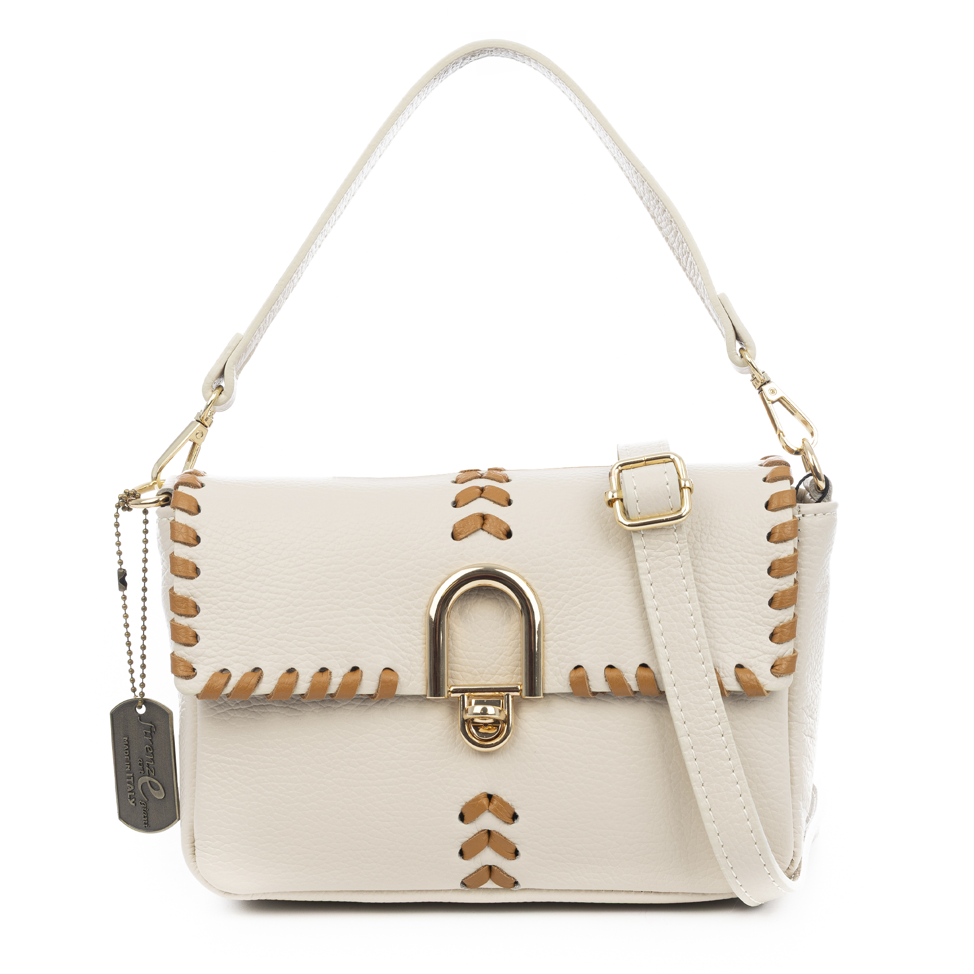 Basicò Bolso de mano Mujer. Piel auténtica Dollaro