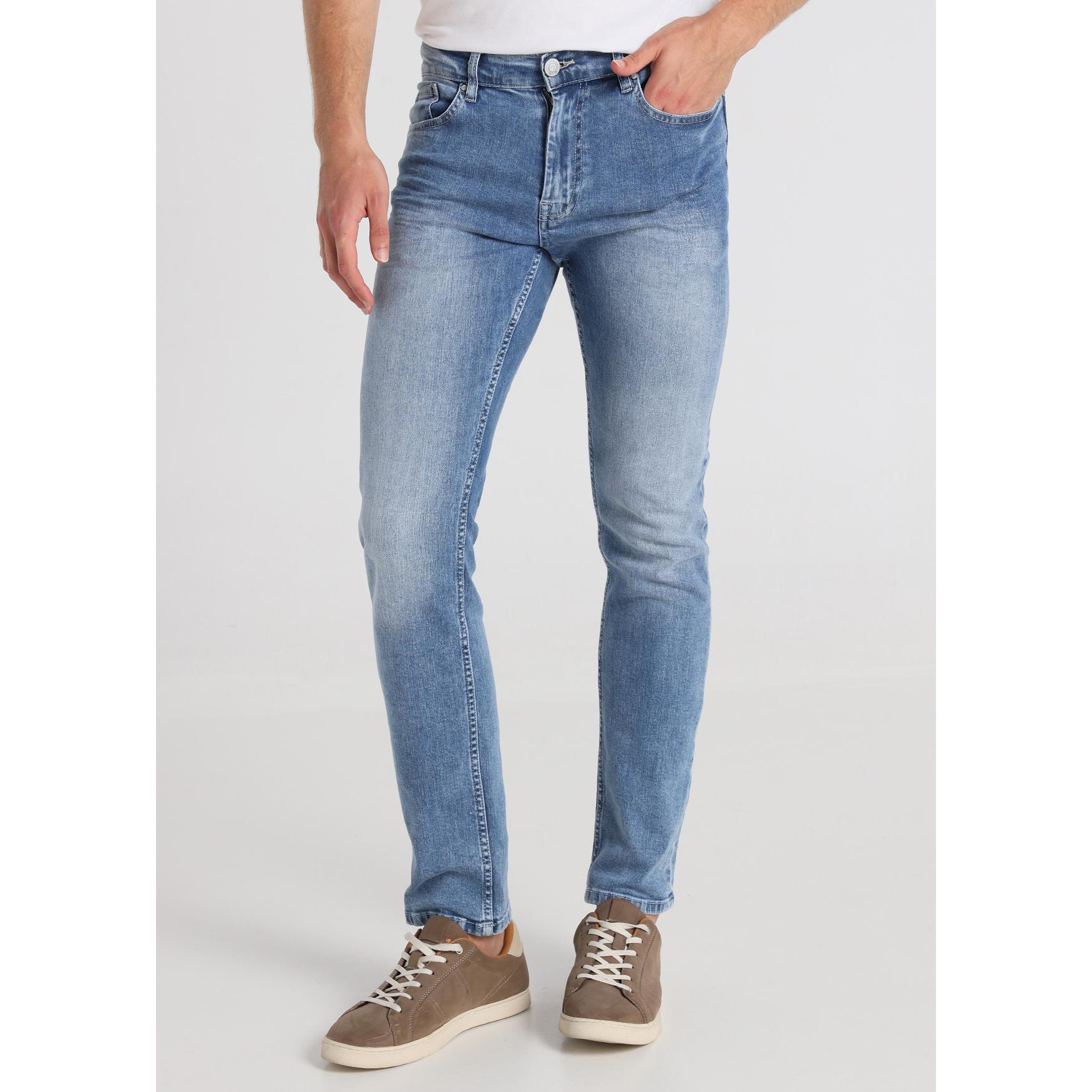SIX VALVES - Jeans Regular Medium Blue - Tallaje en Pulgadas- Tallaje en Pulgadas