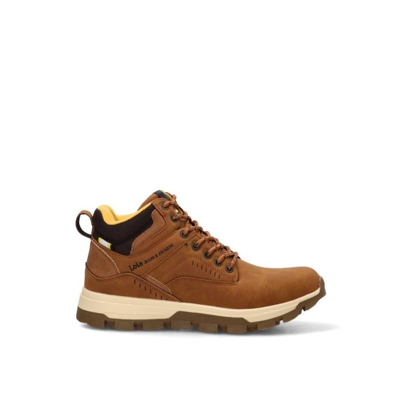 Botin Lois - Hombre - Suela Plana - Modelo 64286 - Color Camel