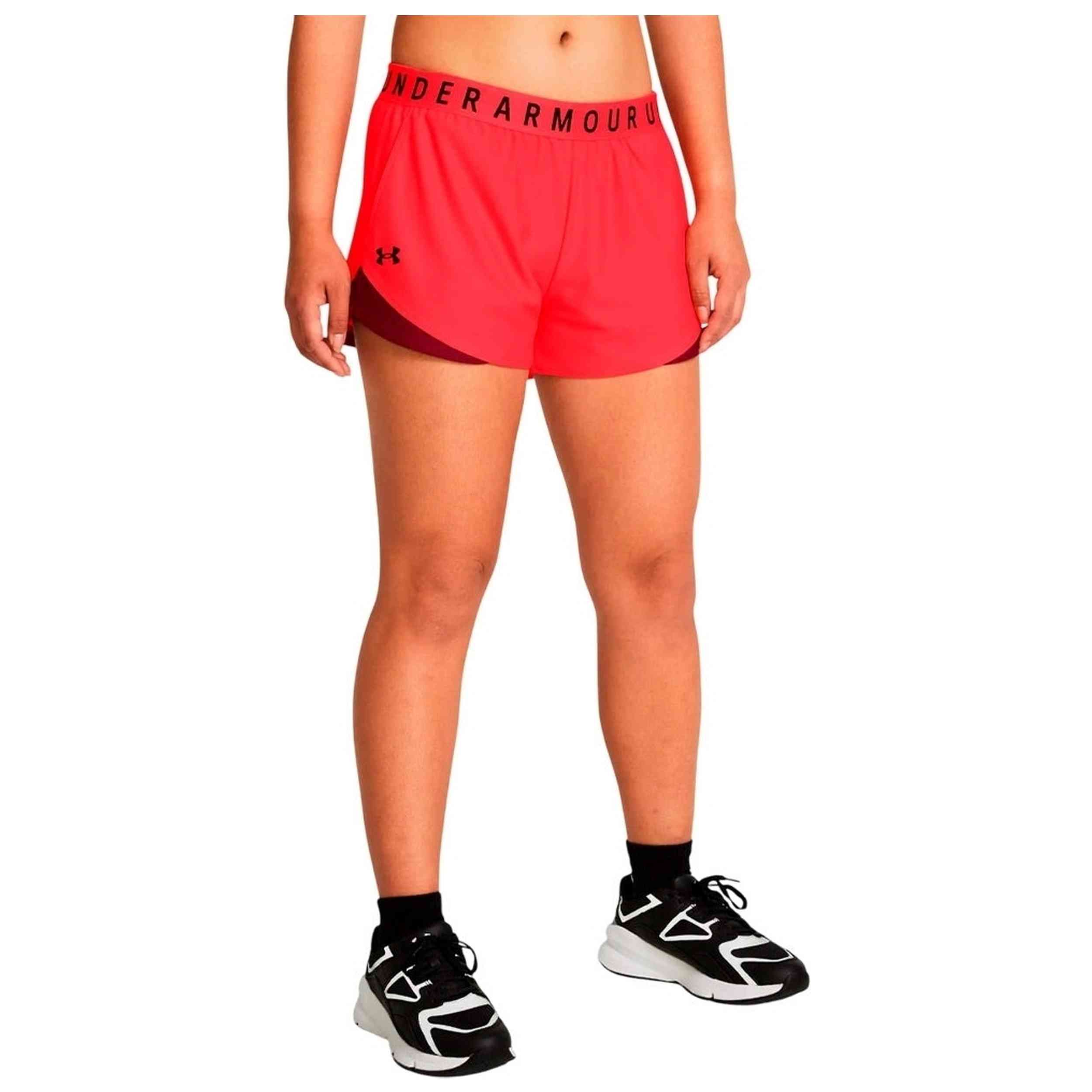 Pantalon Corto Under Armour modelo 1344552-713 para Mujer en color Rojo