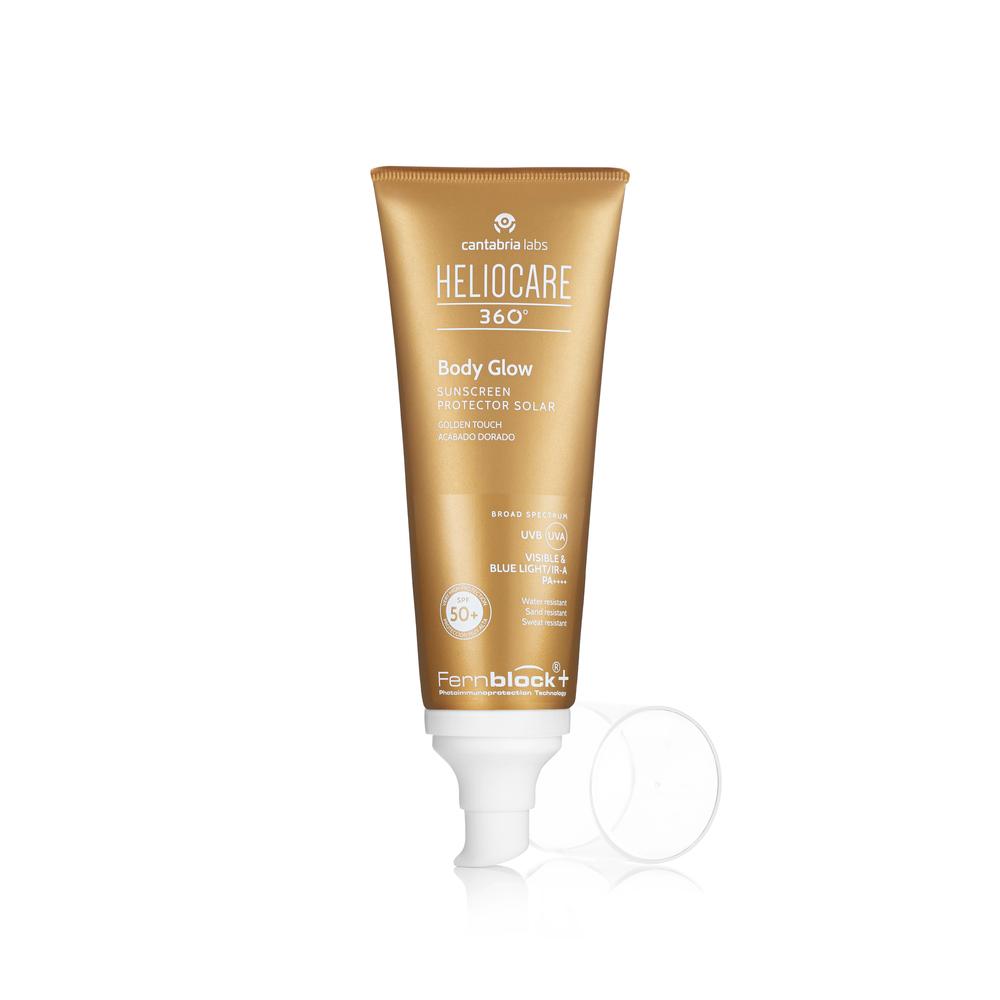 Cantabria Labs Heliocare Body Glow SPF50+ Efecto Bronceador Dorado Luminoso 100 ml
