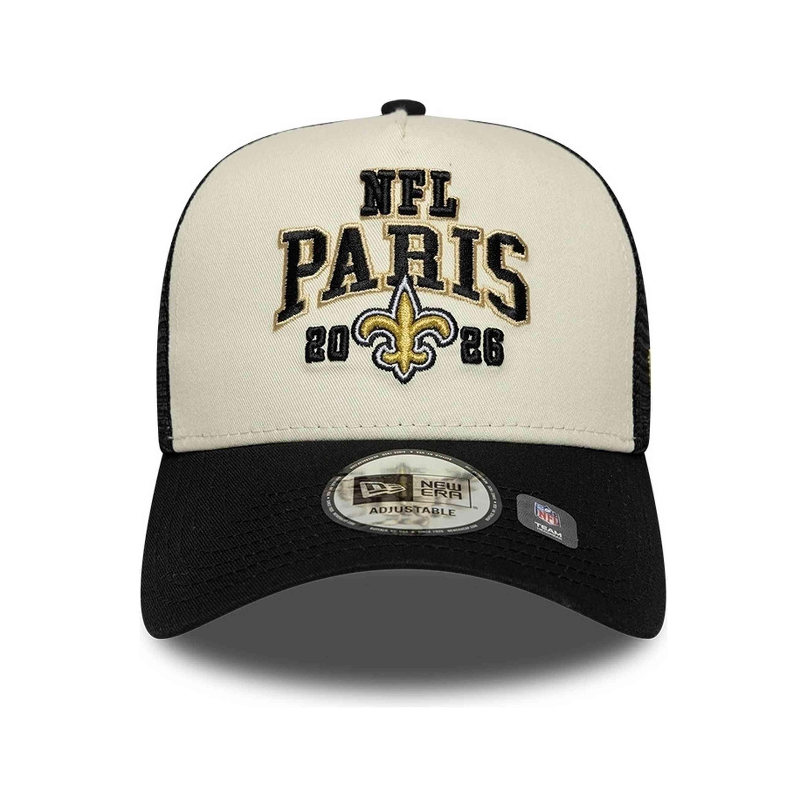GORRA NEW ERA 9FORTY TRUCKER NEW ORLEAN SAINTS CONTRAST NFL PARIS GAMES