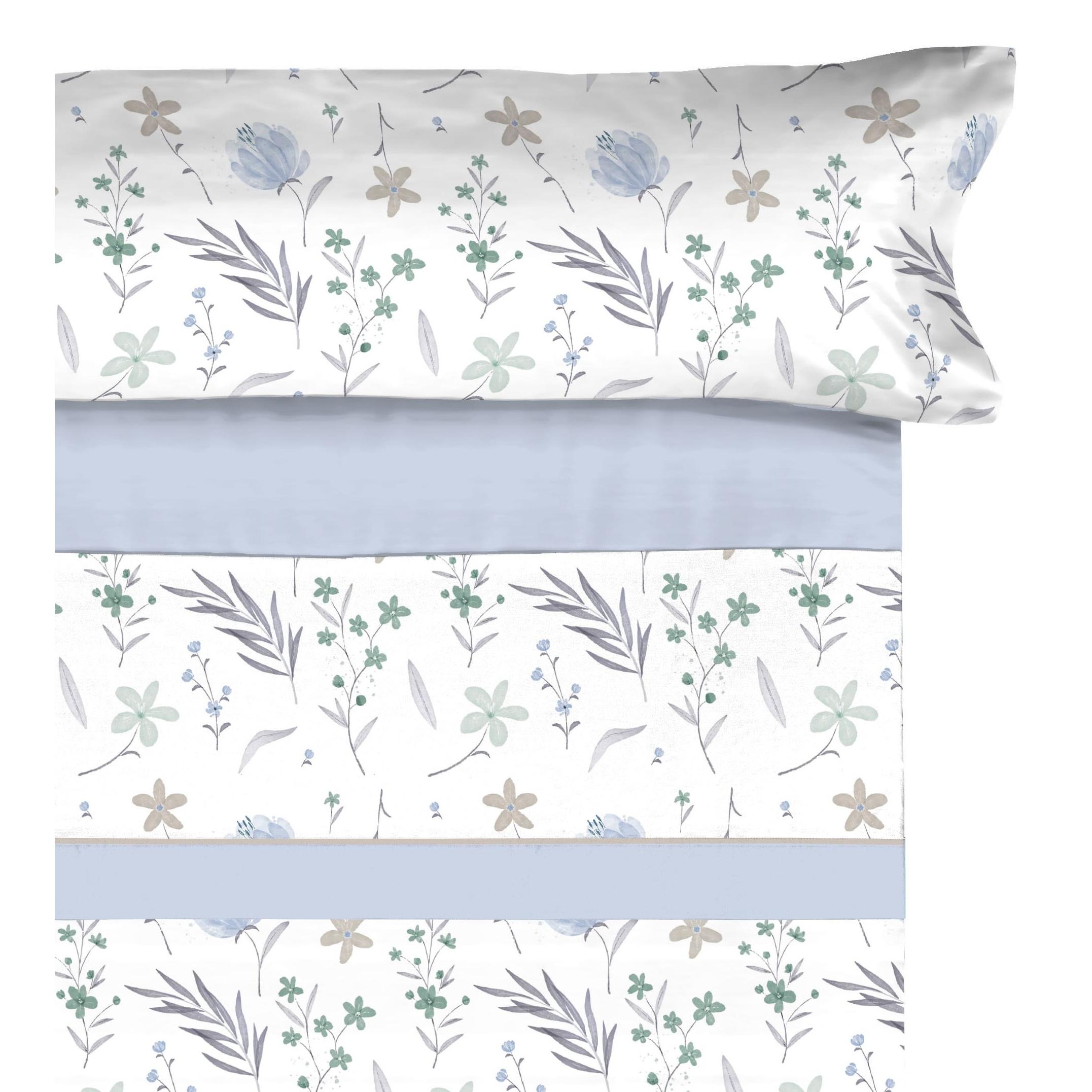 Donegal Collections - Juego De Sábanas 3 Piezas Verano Cama 90cm, 105cm, 135cm, 150cm - Disponible en diferentes Diseños, Medidas y Colores - Ideal para Entretiempo, Primavera y Verano - 100% Microfibra Suave y Tacto Tela - Tratamiento Anti-Pilling