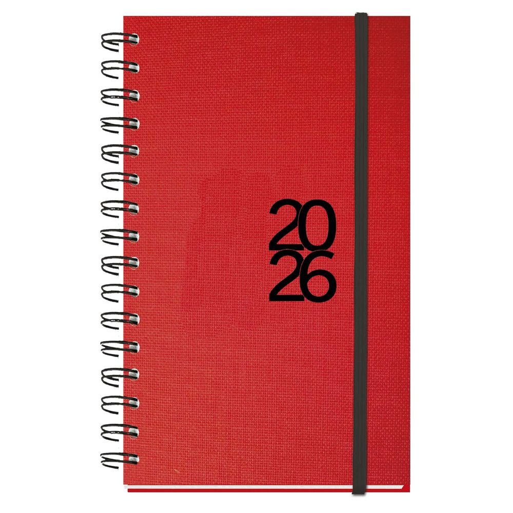MYRGA AGENDA ANUAL 2026 LIEBANA NATURE TELA ROJO SV MYRGA 2026