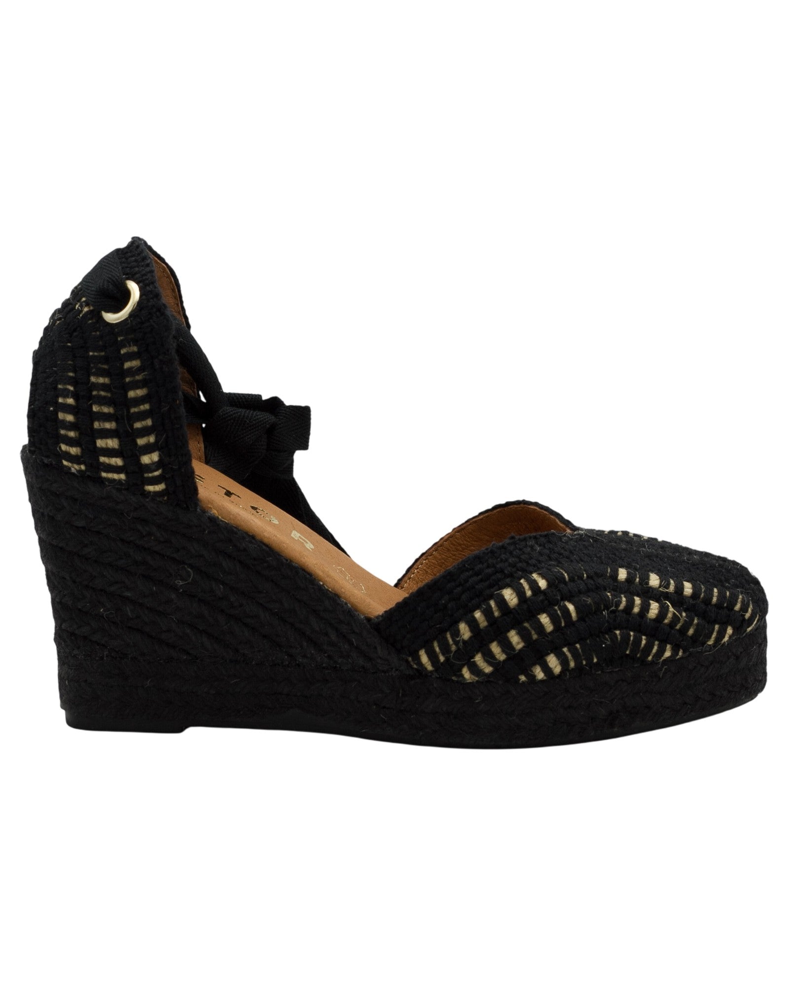 ALPARGATAS DE MUJER CABRERA 21-7 EN NEGRO