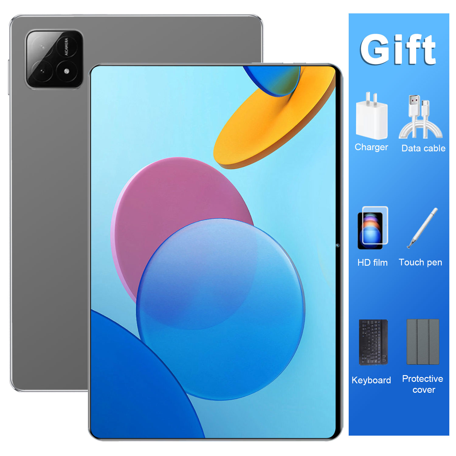 5G New 10.36 inch tablet Android 13.0 Pad 16GB 1TB 16MP+32MP 14 core 4K HD 5G WIFI Bluetooth WPS 20000mAh tablets