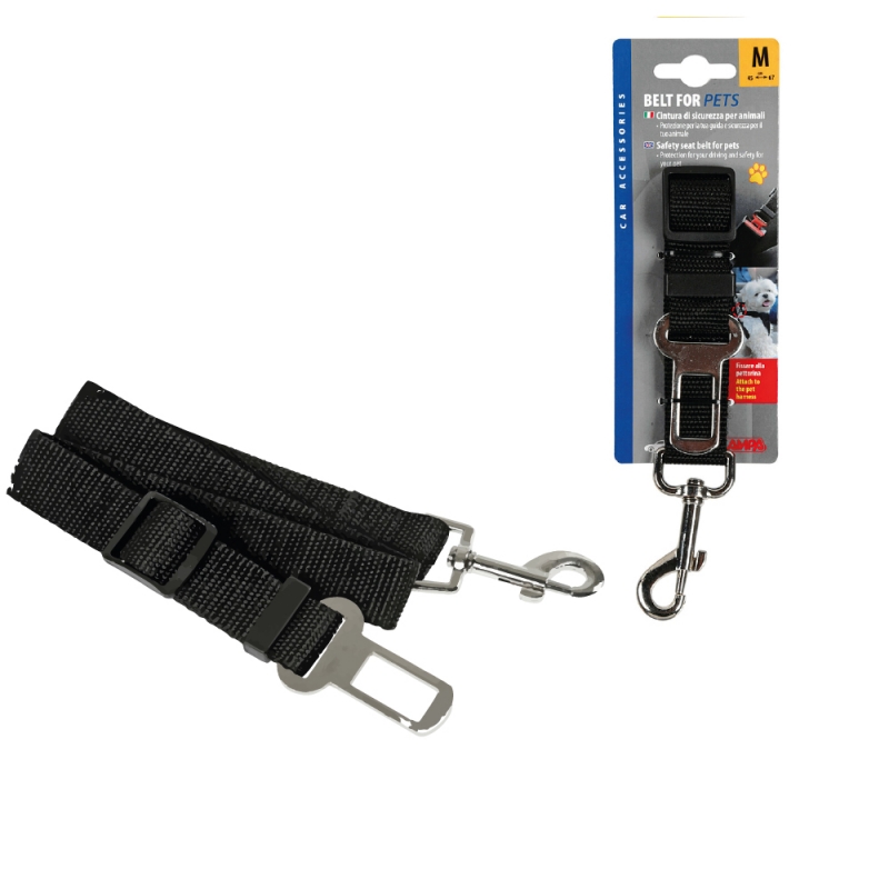 Cinturón De Seguridad Ajustable Para Animales - Protege A Tu Mascota Mientras Conduces LAM60474